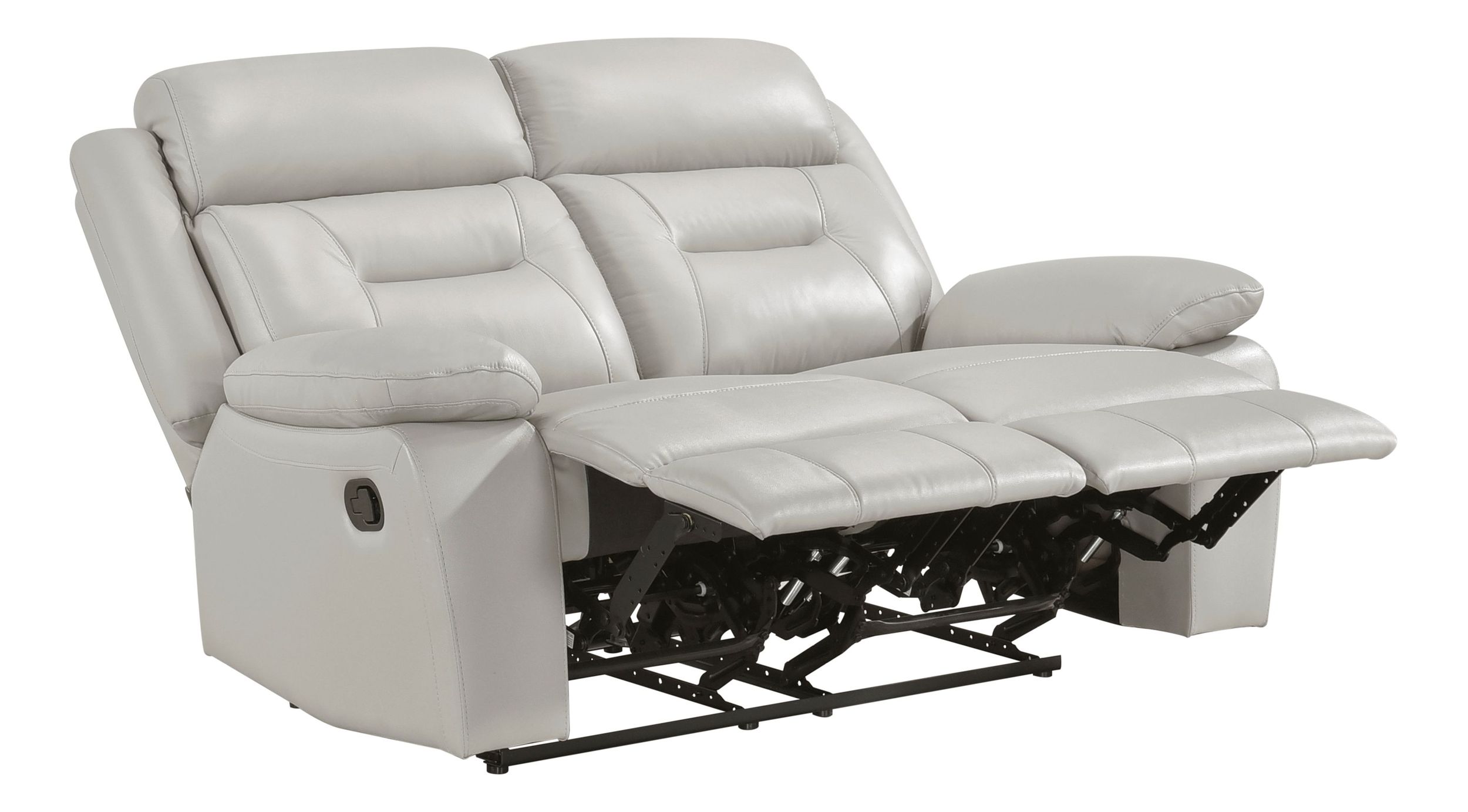 Laconia Leather Double Reclining Living Room Set