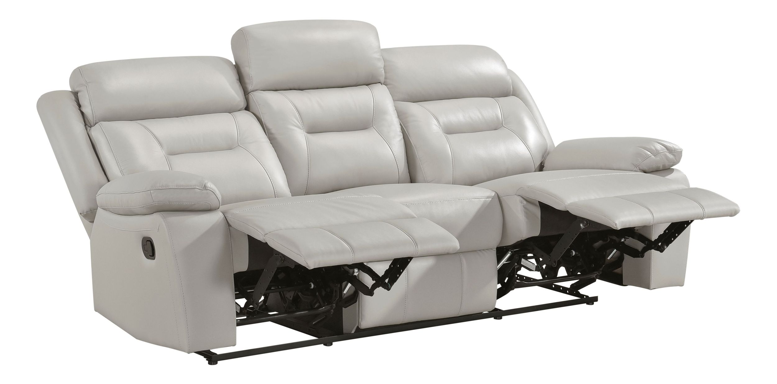 Laconia Leather Double Reclining Living Room Set