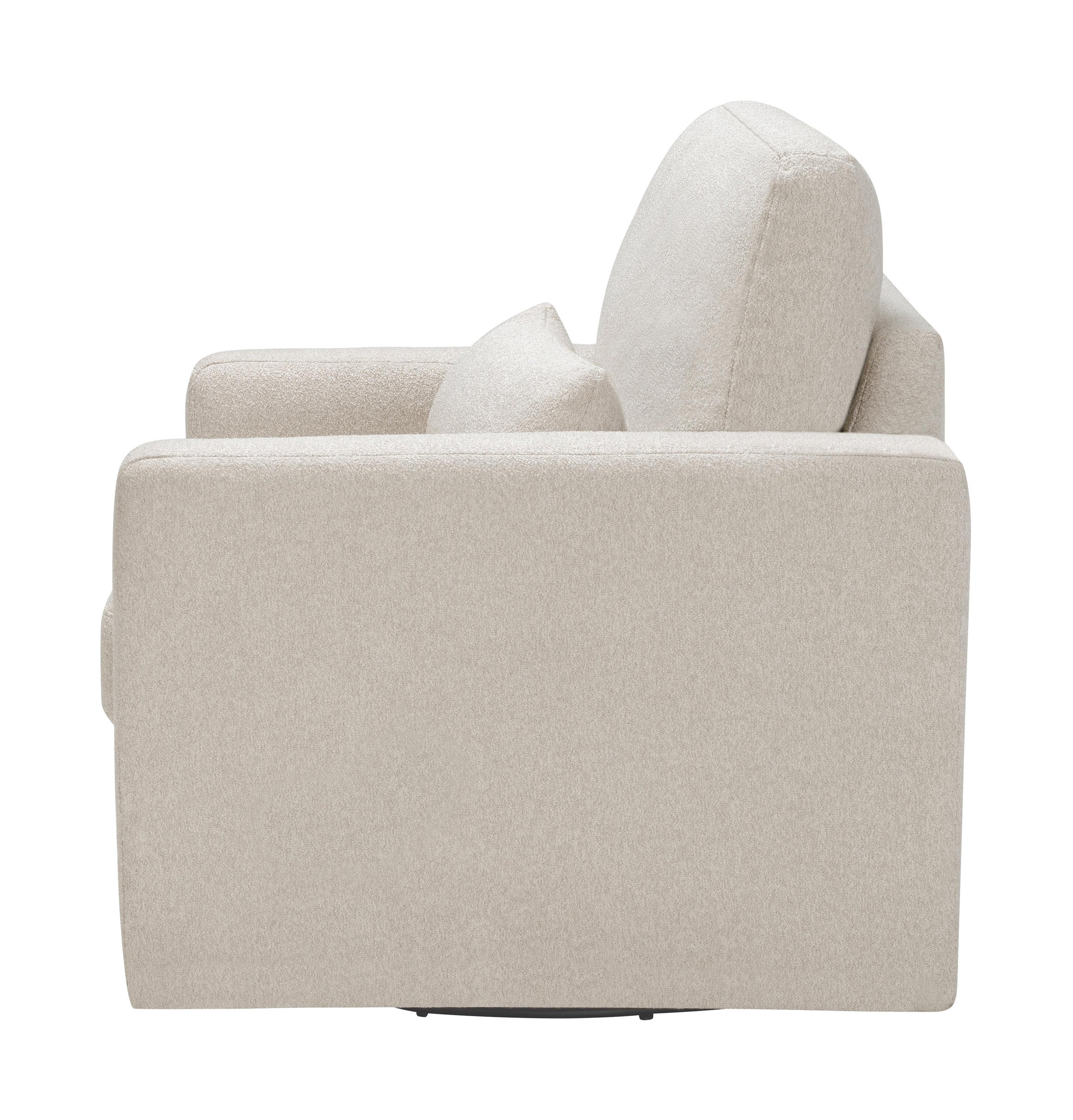 Pompano Boucle Swivel Chair