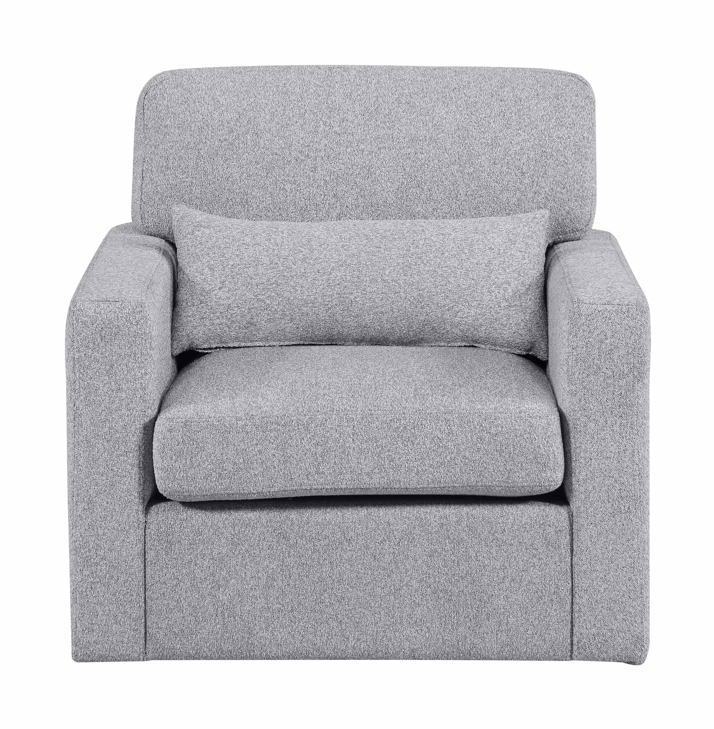 Pompano Boucle Swivel Chair