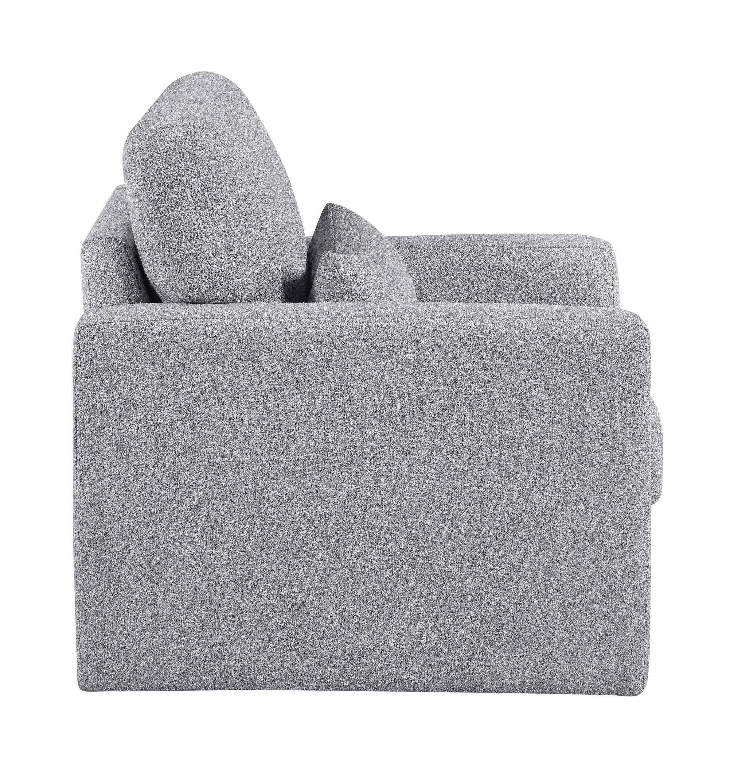 Pompano Boucle Swivel Chair