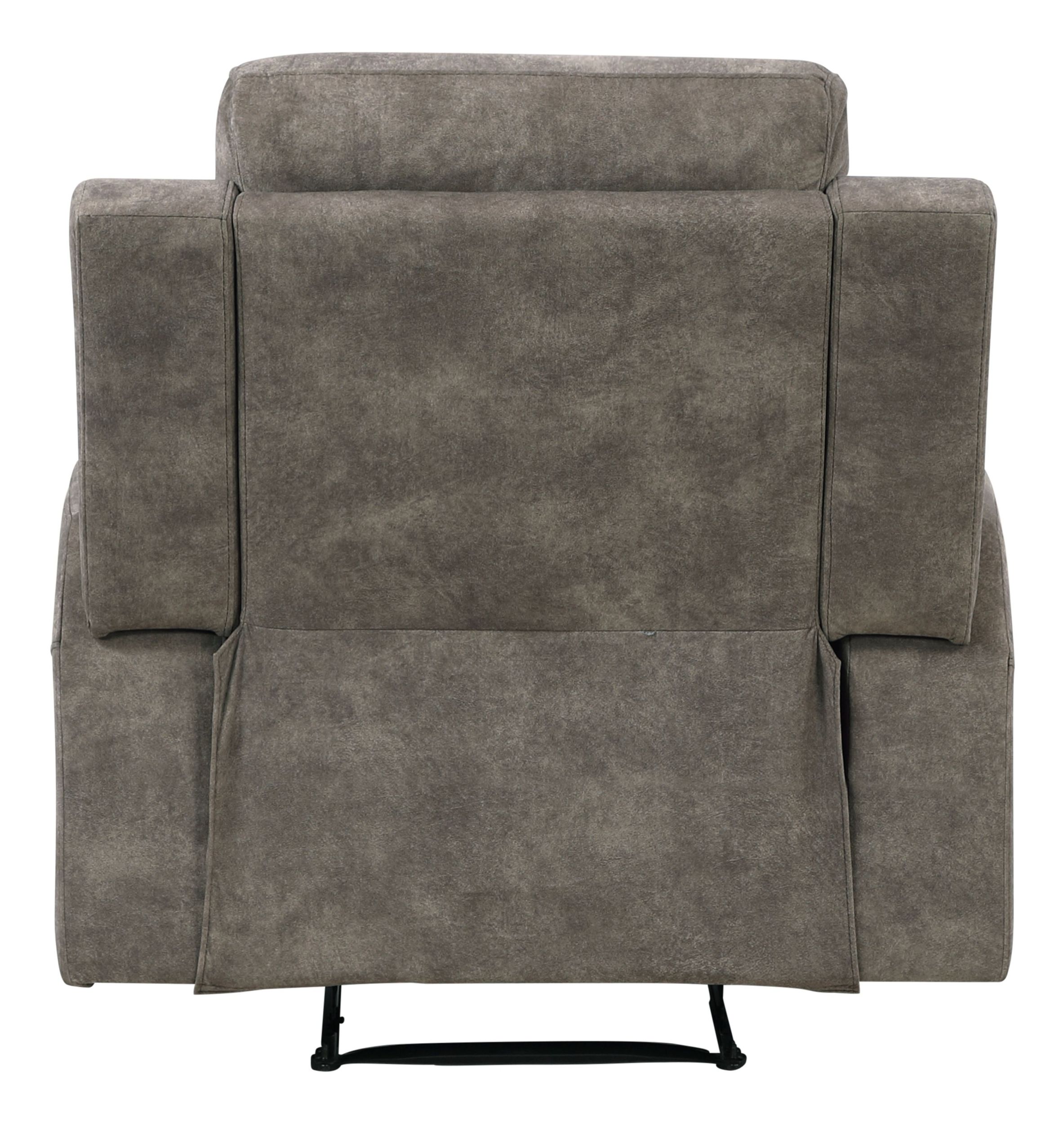 Muncie Microfiber Double Reclining Living Room Set