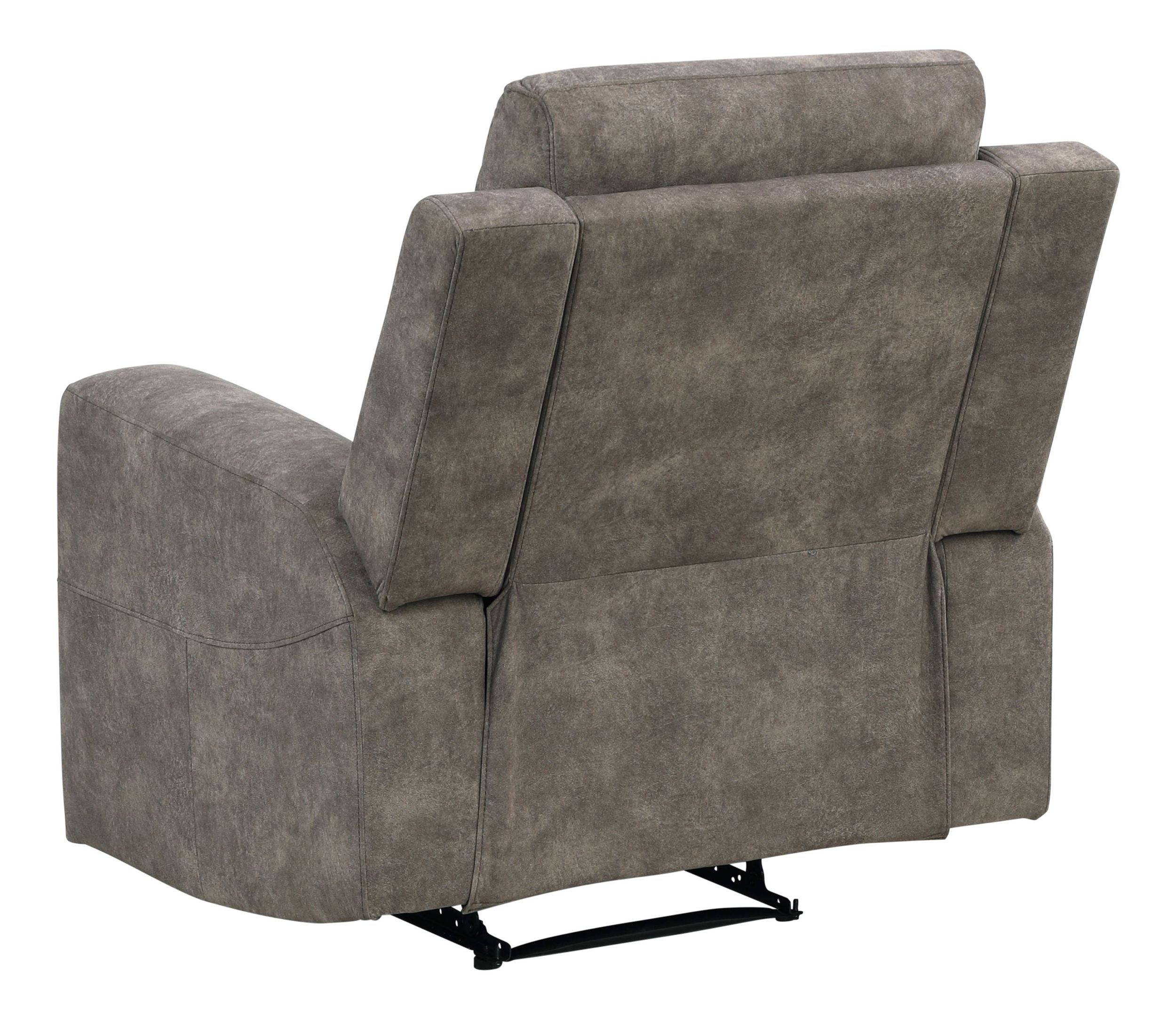 Muncie Microfiber Double Reclining Living Room Set