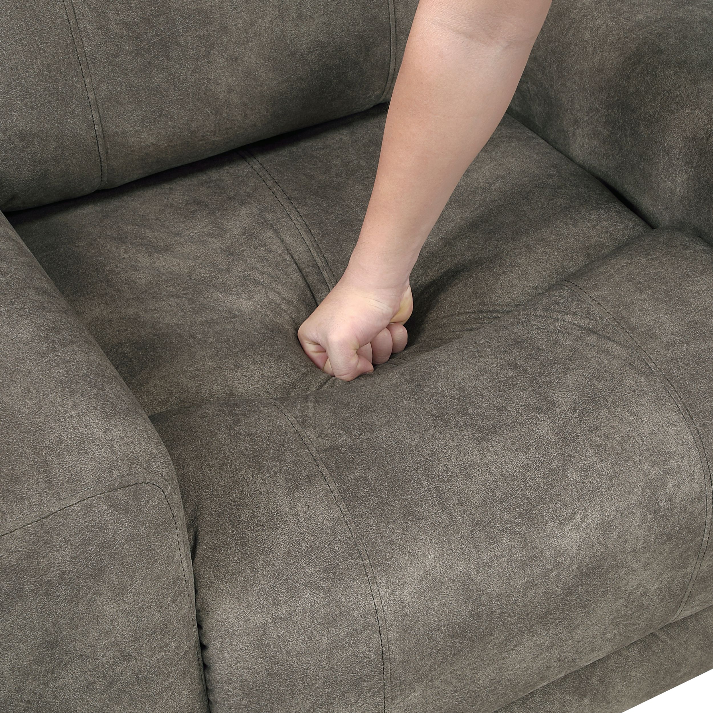 Muncie Microfiber Double Reclining Living Room Set