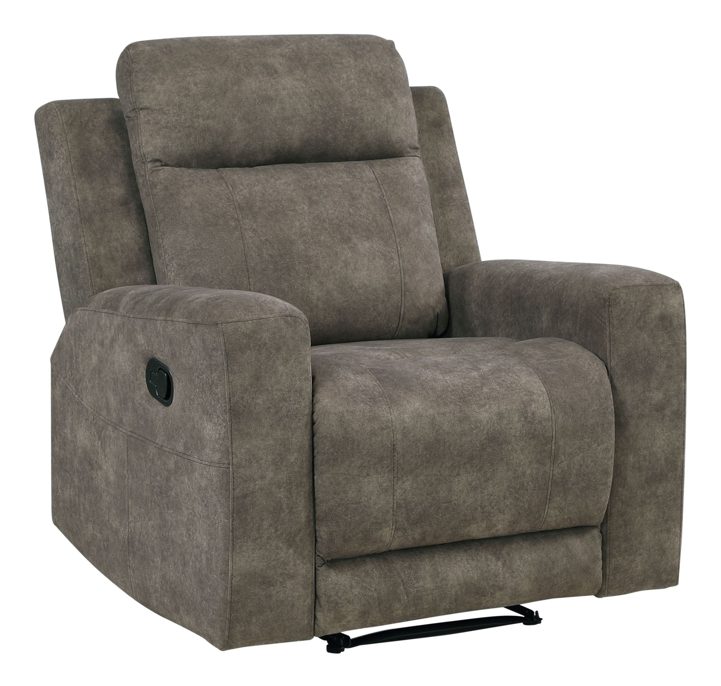 Muncie Microfiber Double Reclining Living Room Set