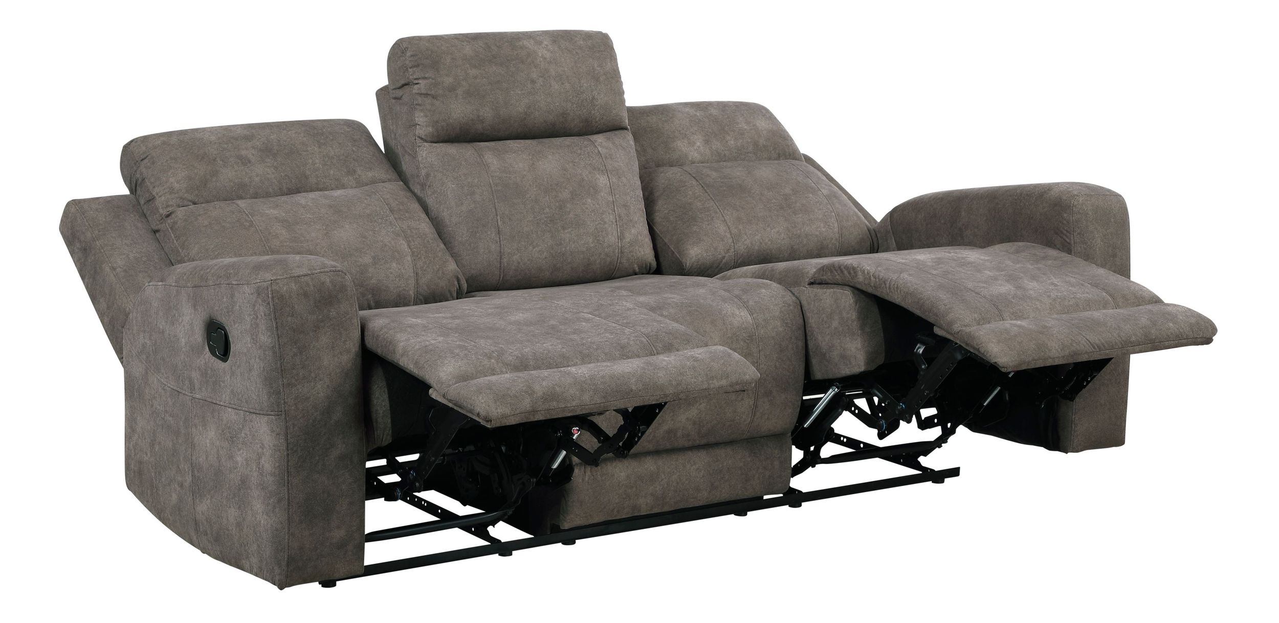 Muncie Microfiber Double Reclining Sofa