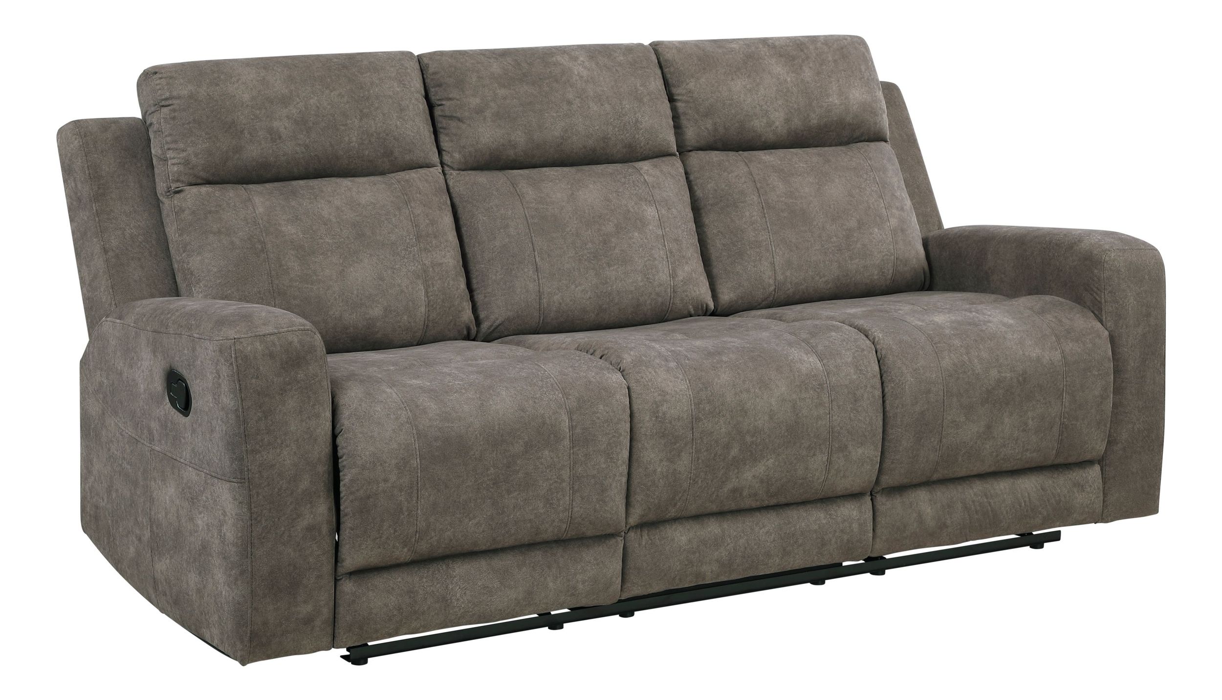 Muncie Microfiber Double Reclining Living Room Set