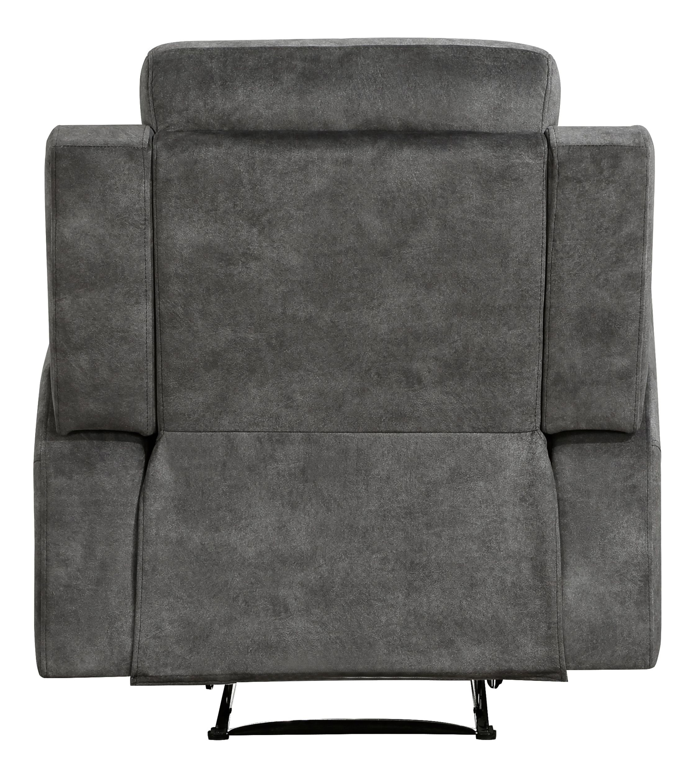 Muncie Microfiber Double Reclining Living Room Set