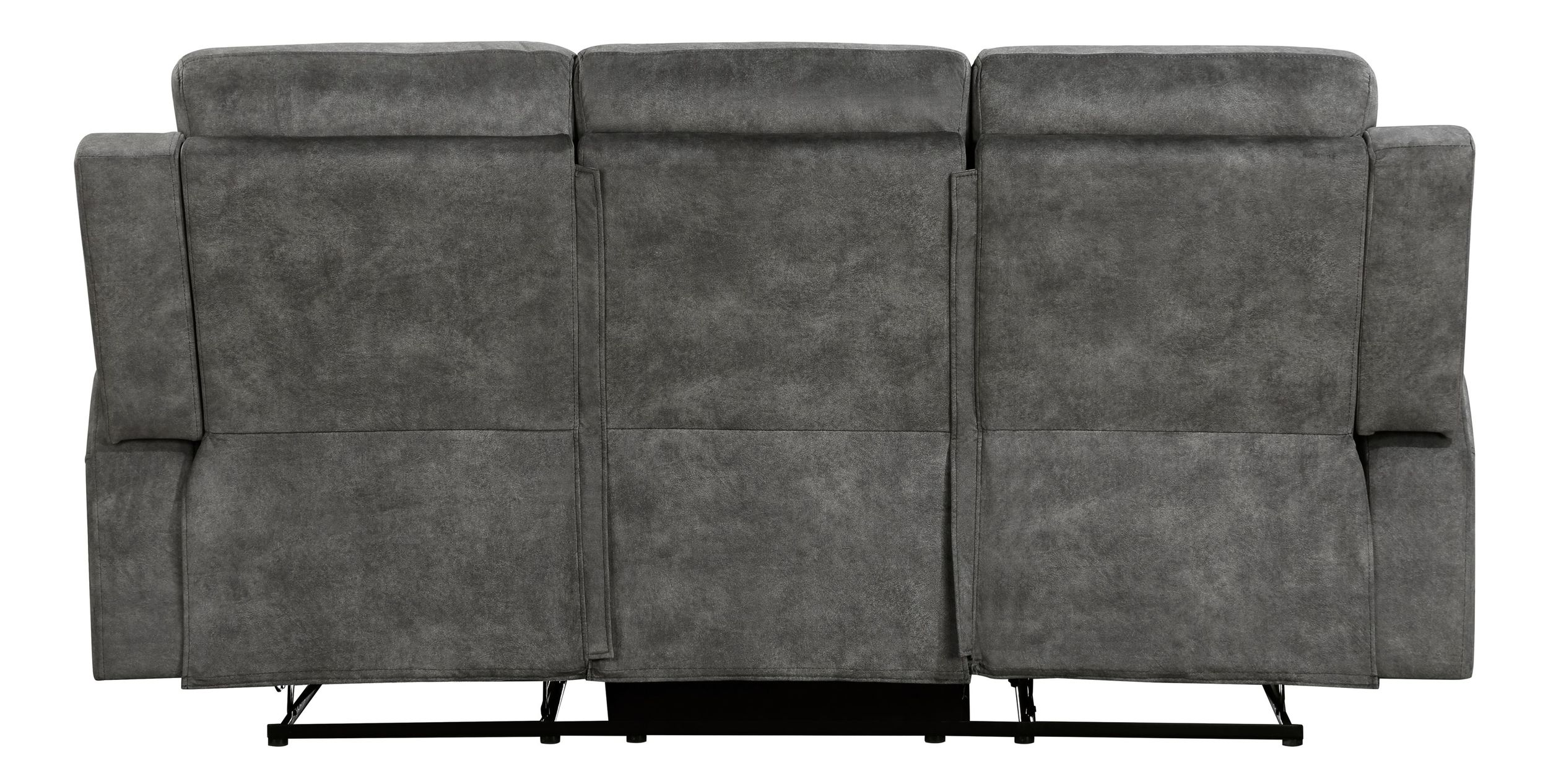 Muncie Microfiber Double Reclining Living Room Set