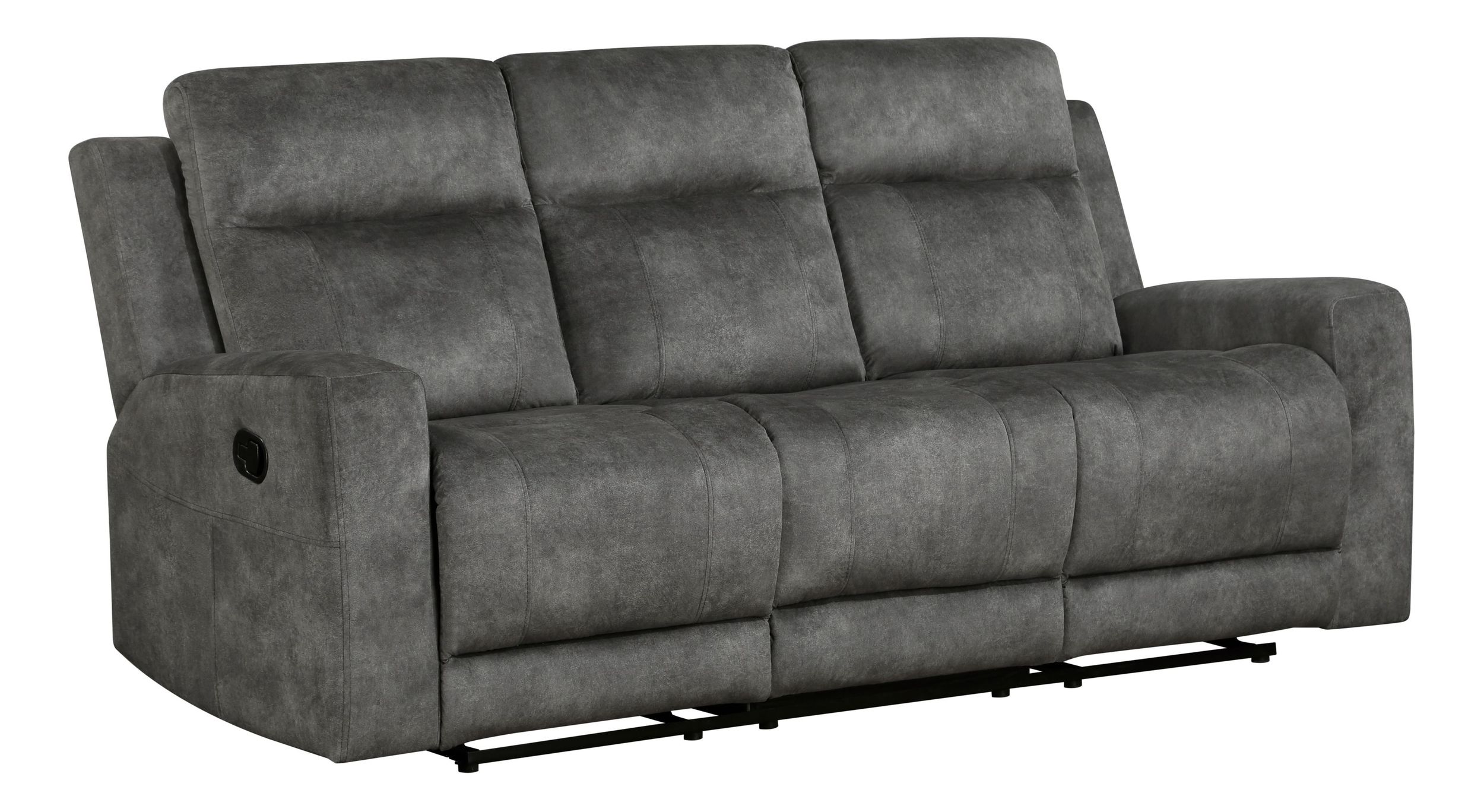 Muncie Microfiber Double Reclining Living Room Set