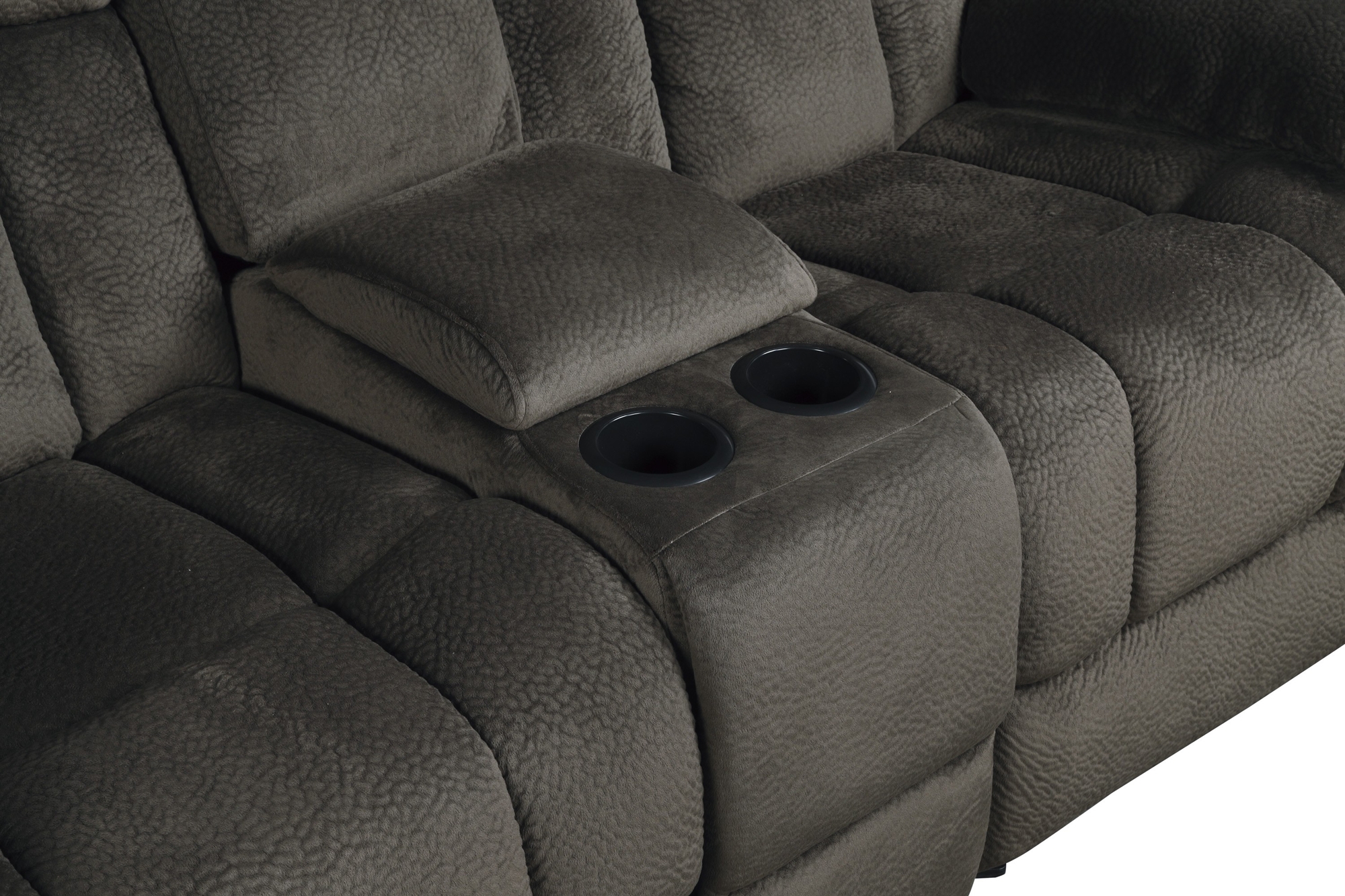 Laurelton Microfiber Double Glider Reclining Loveseat