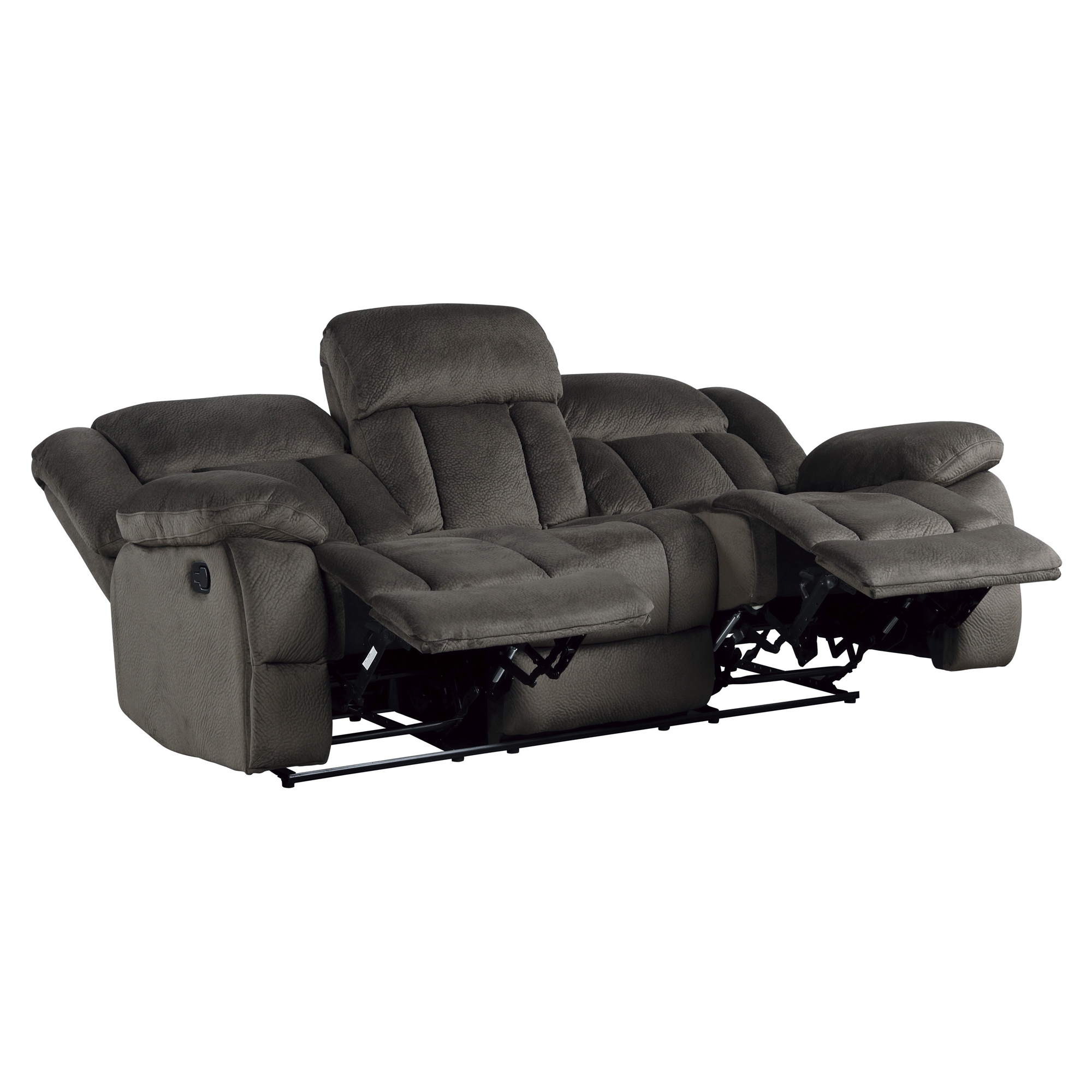 Laurelton Microfiber Double Reclining Sofa