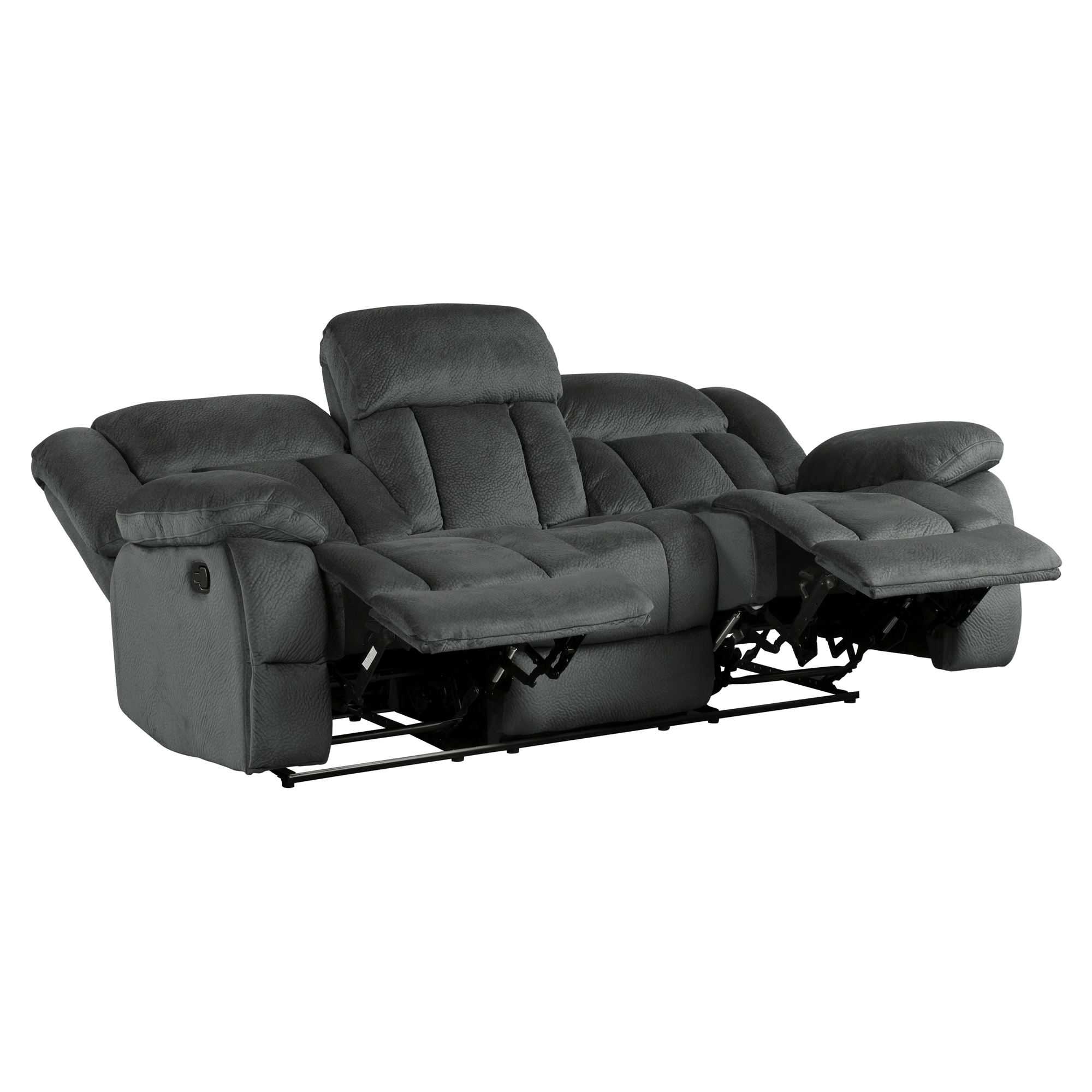 Laurelton Microfiber Double Reclining Sofa
