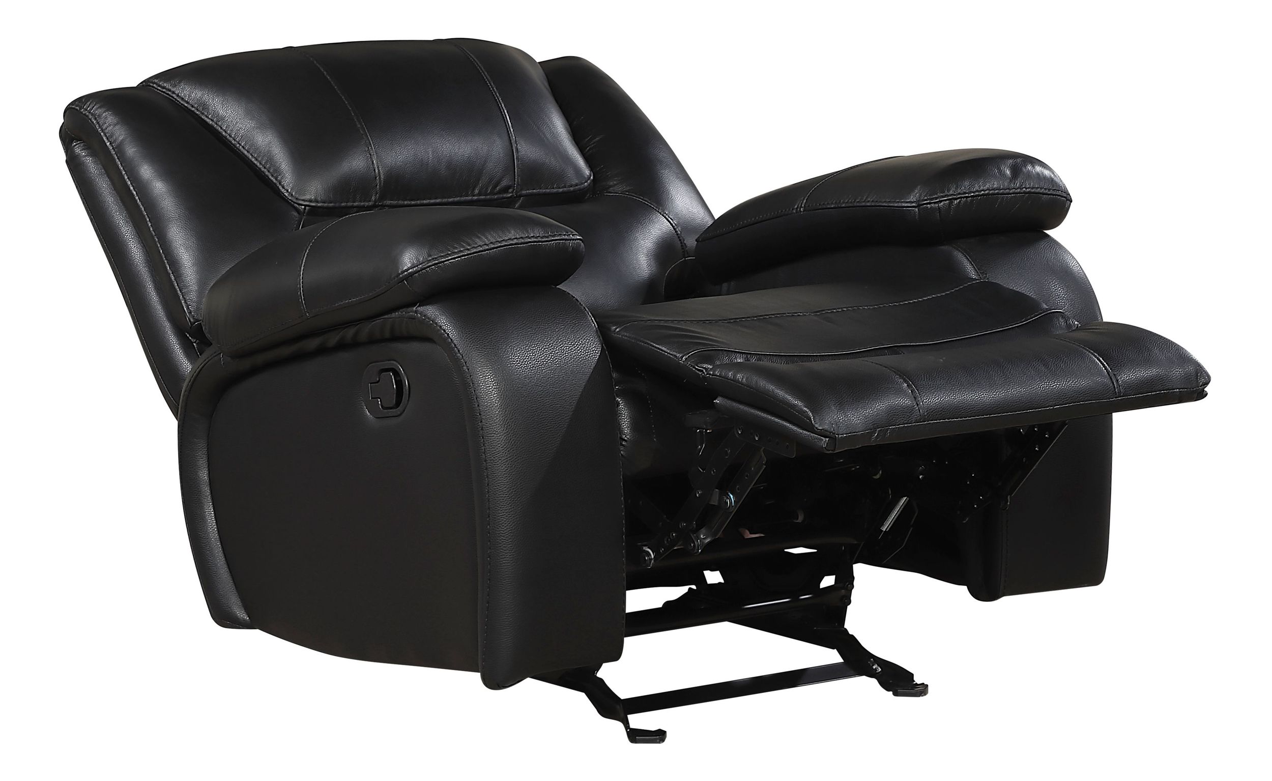 Ellicott Leather Double Reclining Living Room Set