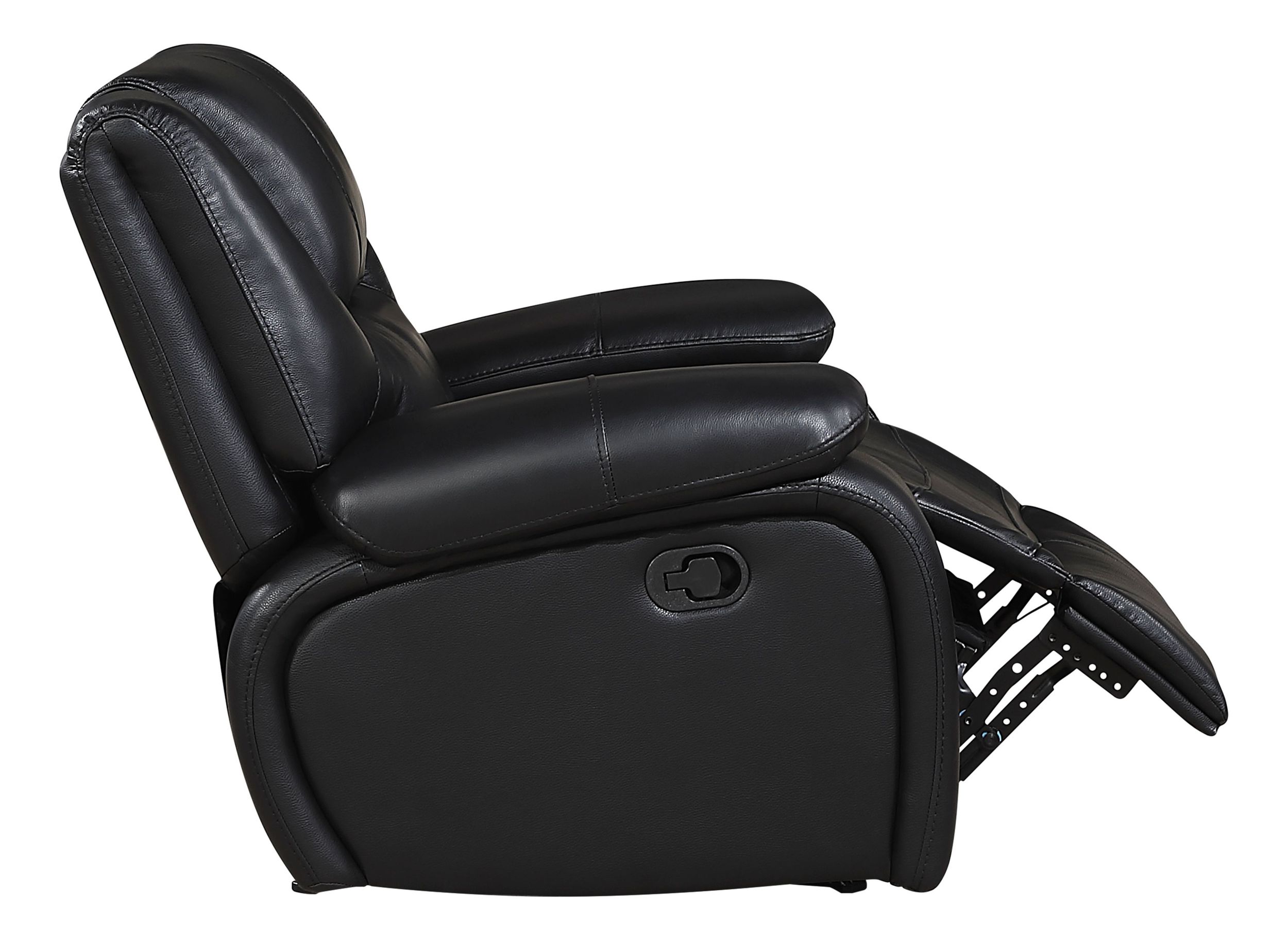 Ellicott Leather Double Reclining Living Room Set