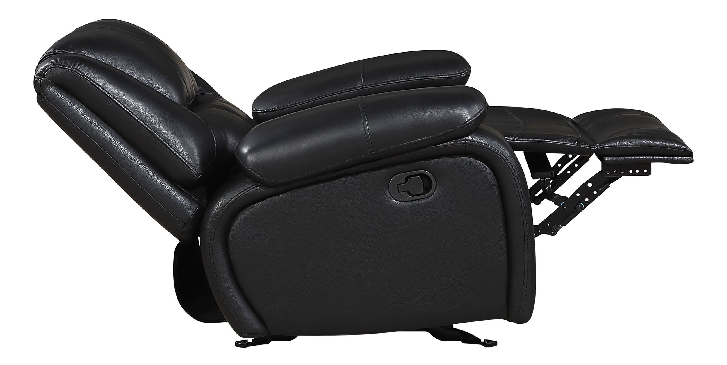 Ellicott Leather Double Reclining Living Room Set
