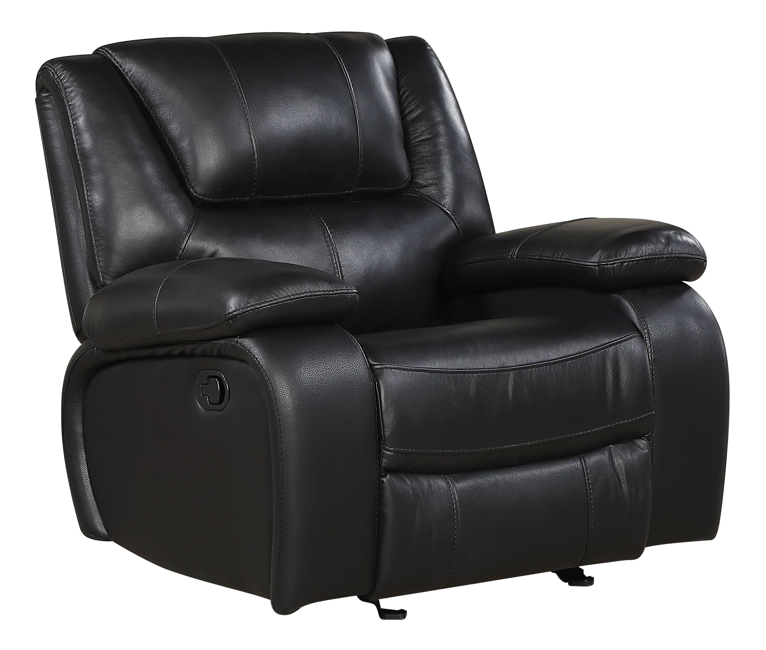 Ellicott Leather Double Reclining Living Room Set