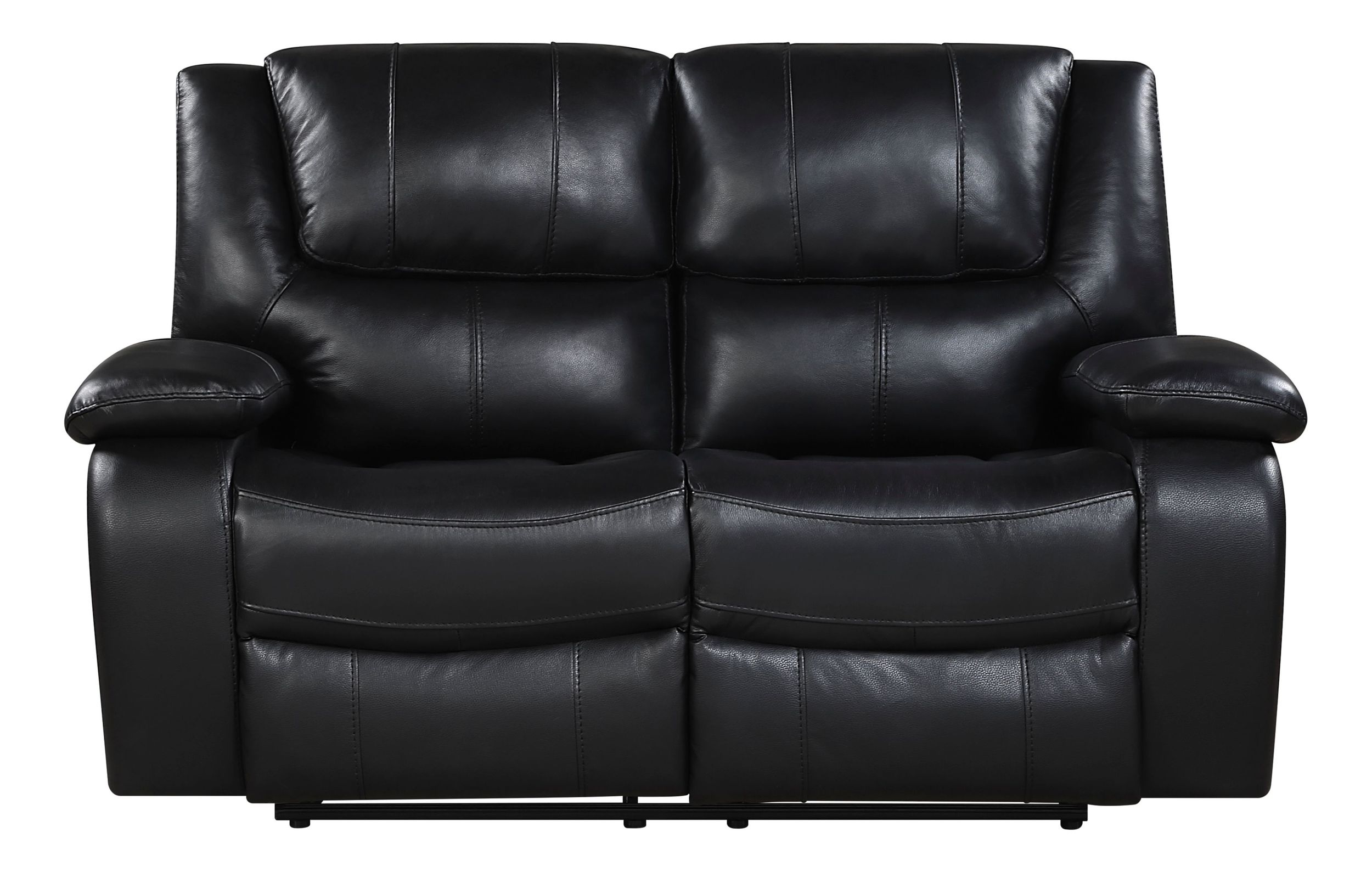 Ellicott Leather Double Reclining Living Room Set