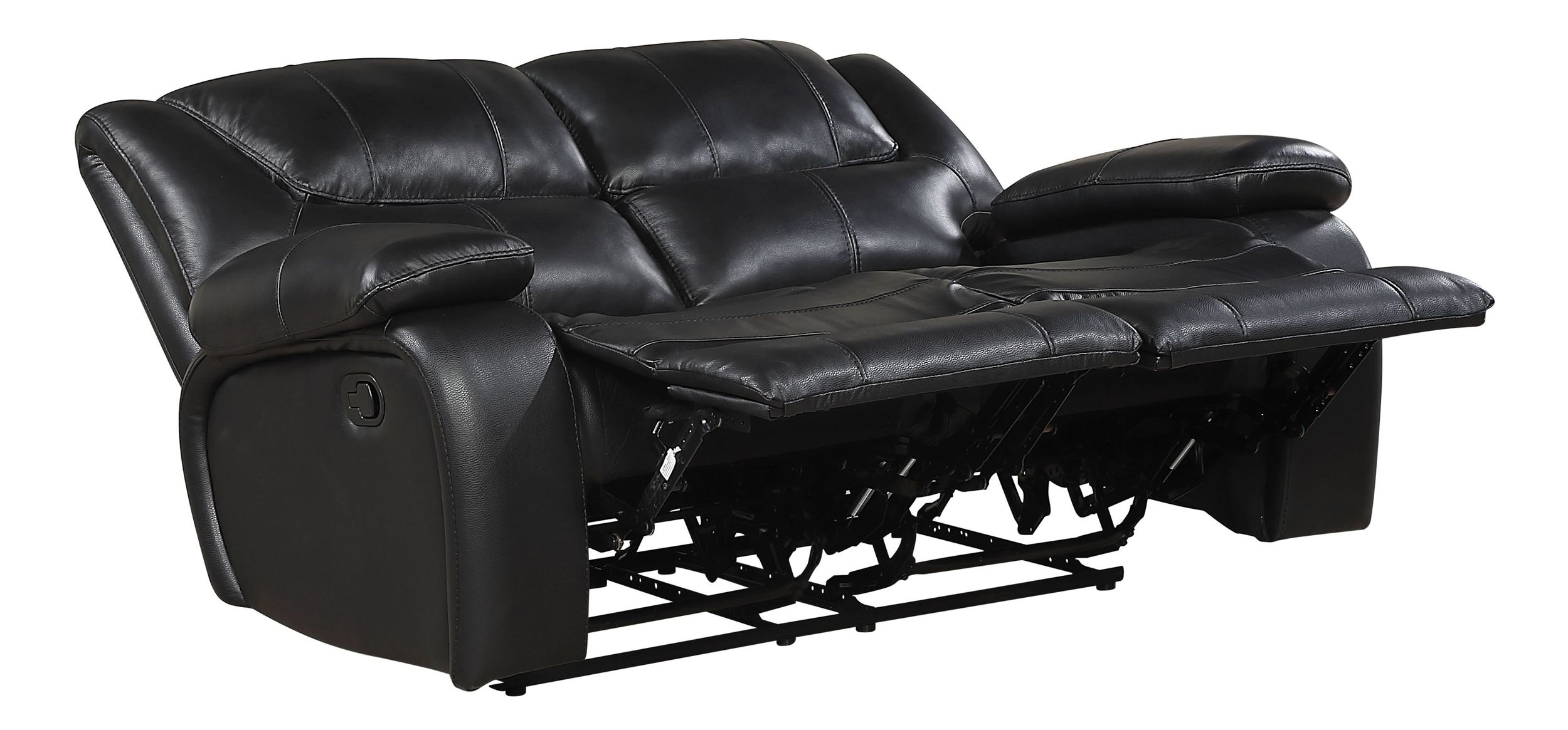 Ellicott Leather Double Reclining Living Room Set