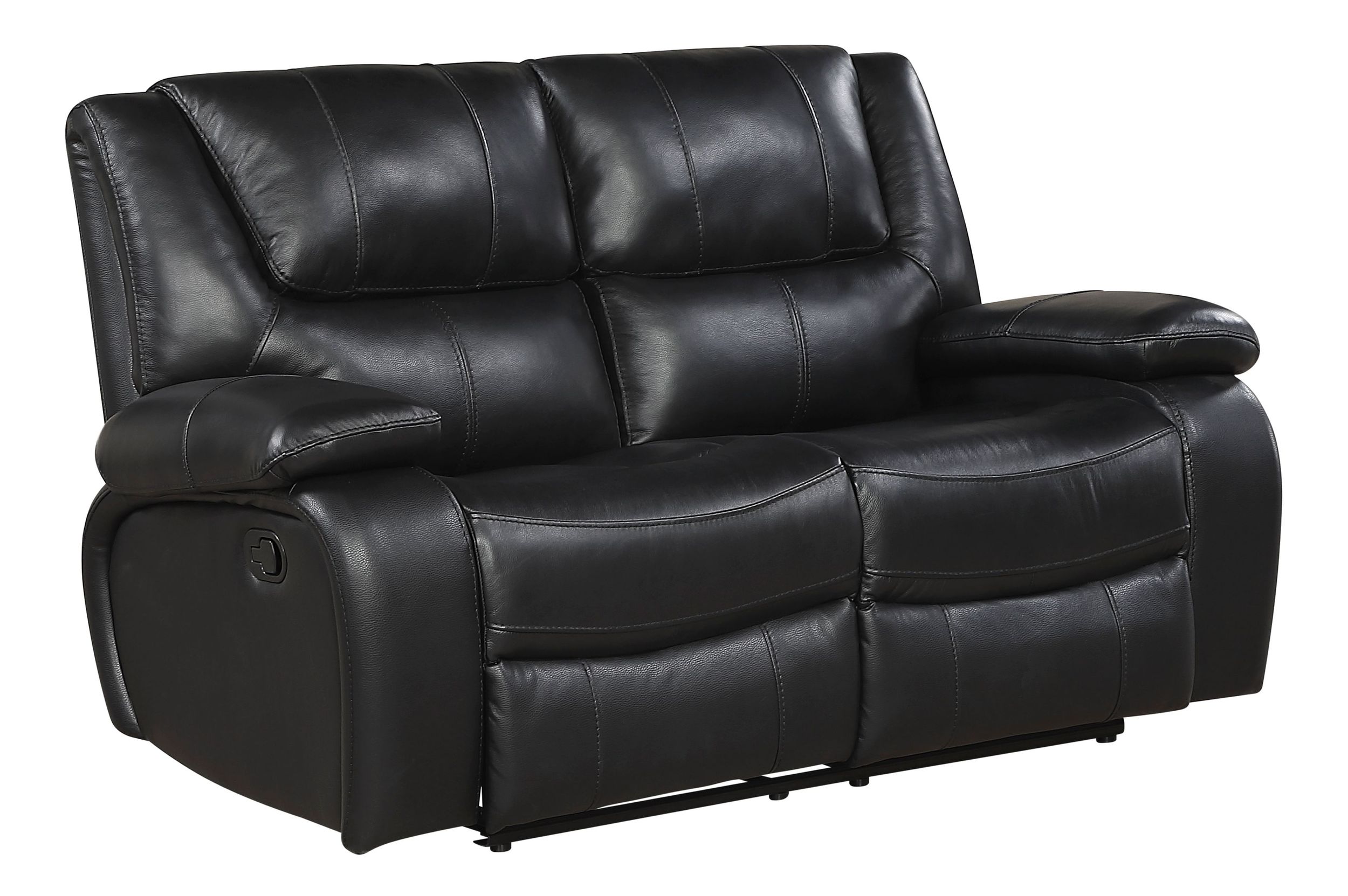 Ellicott Leather Double Reclining Living Room Set