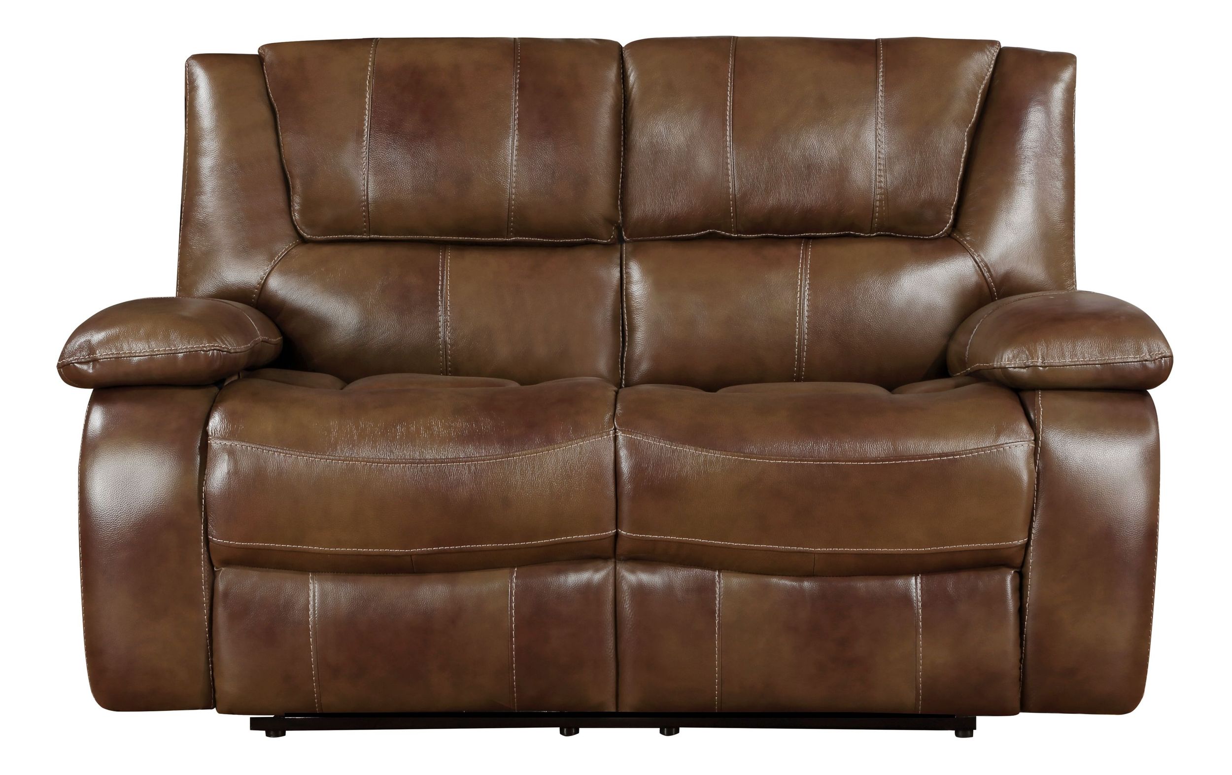 Ellicott Leather Double Reclining Living Room Set
