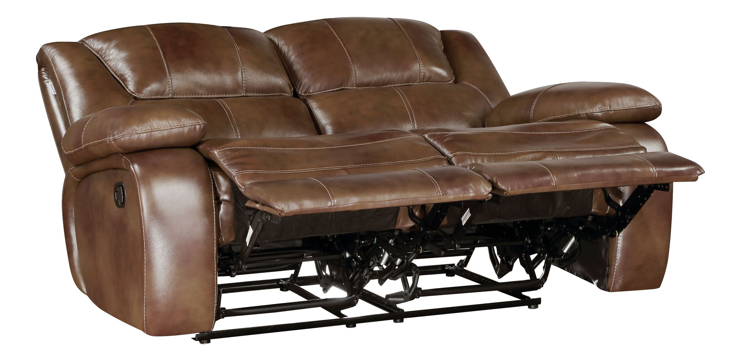 Ellicott Leather Double Reclining Living Room Set
