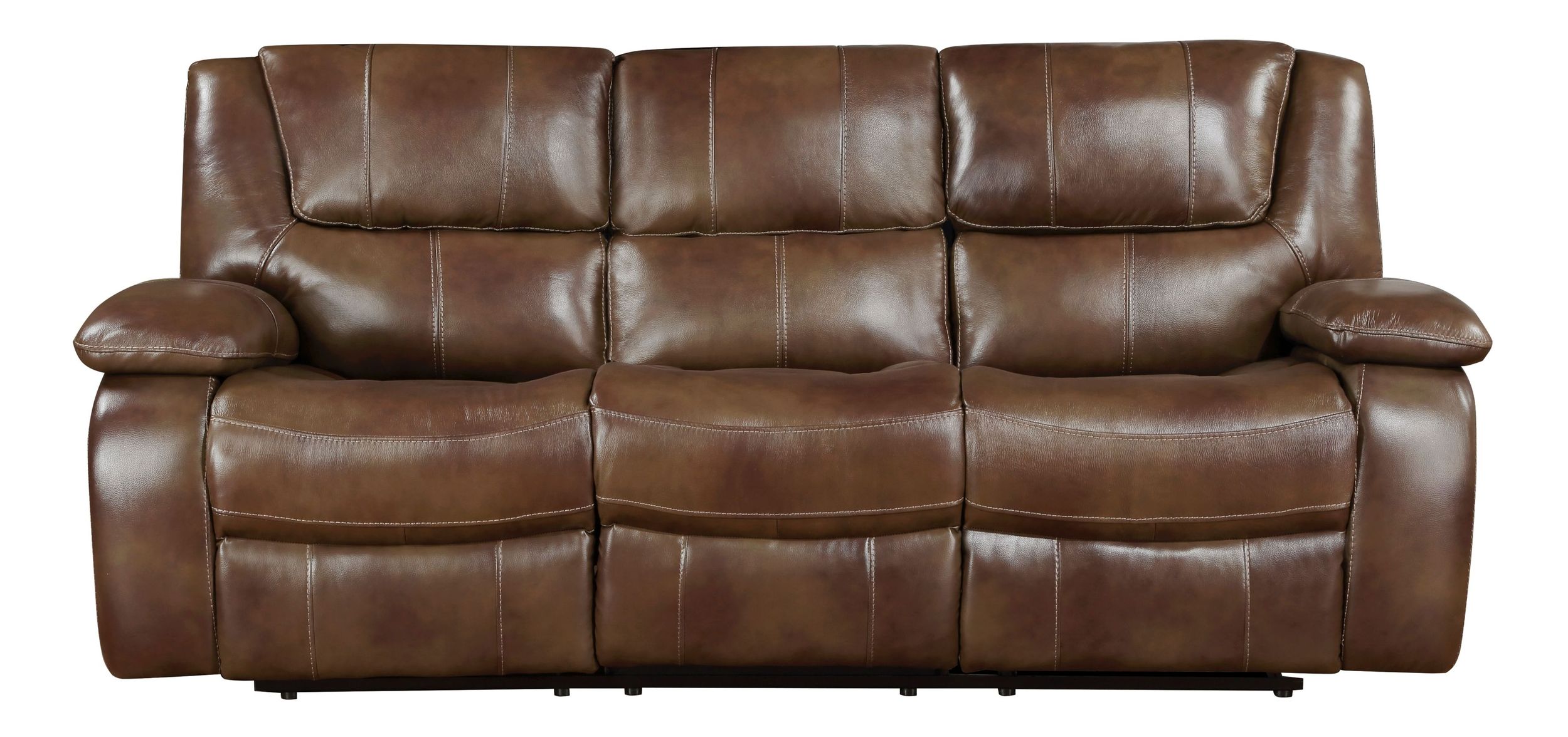 Ellicott Leather Double Reclining Living Room Set