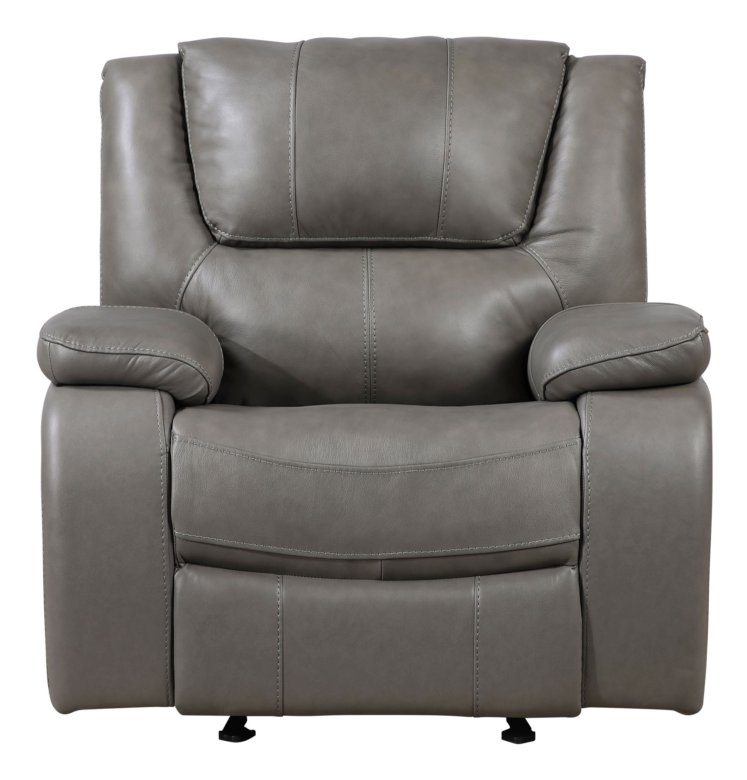 Ellicott Leather Double Reclining Living Room Set
