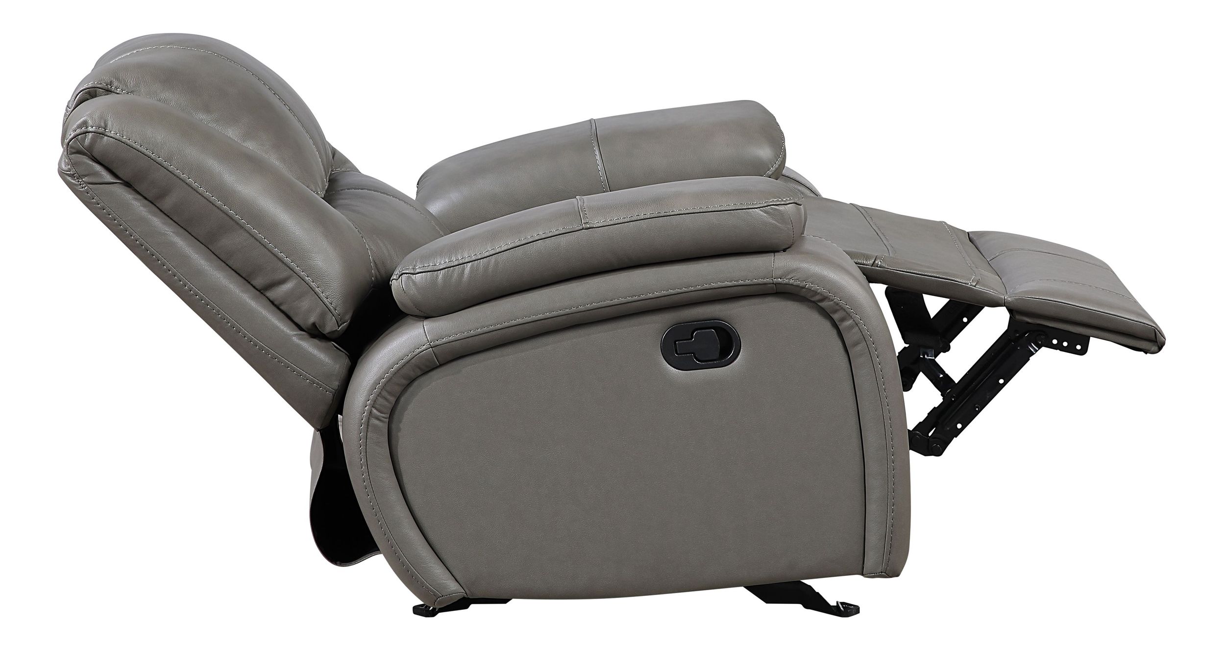 Ellicott Leather Double Reclining Living Room Set