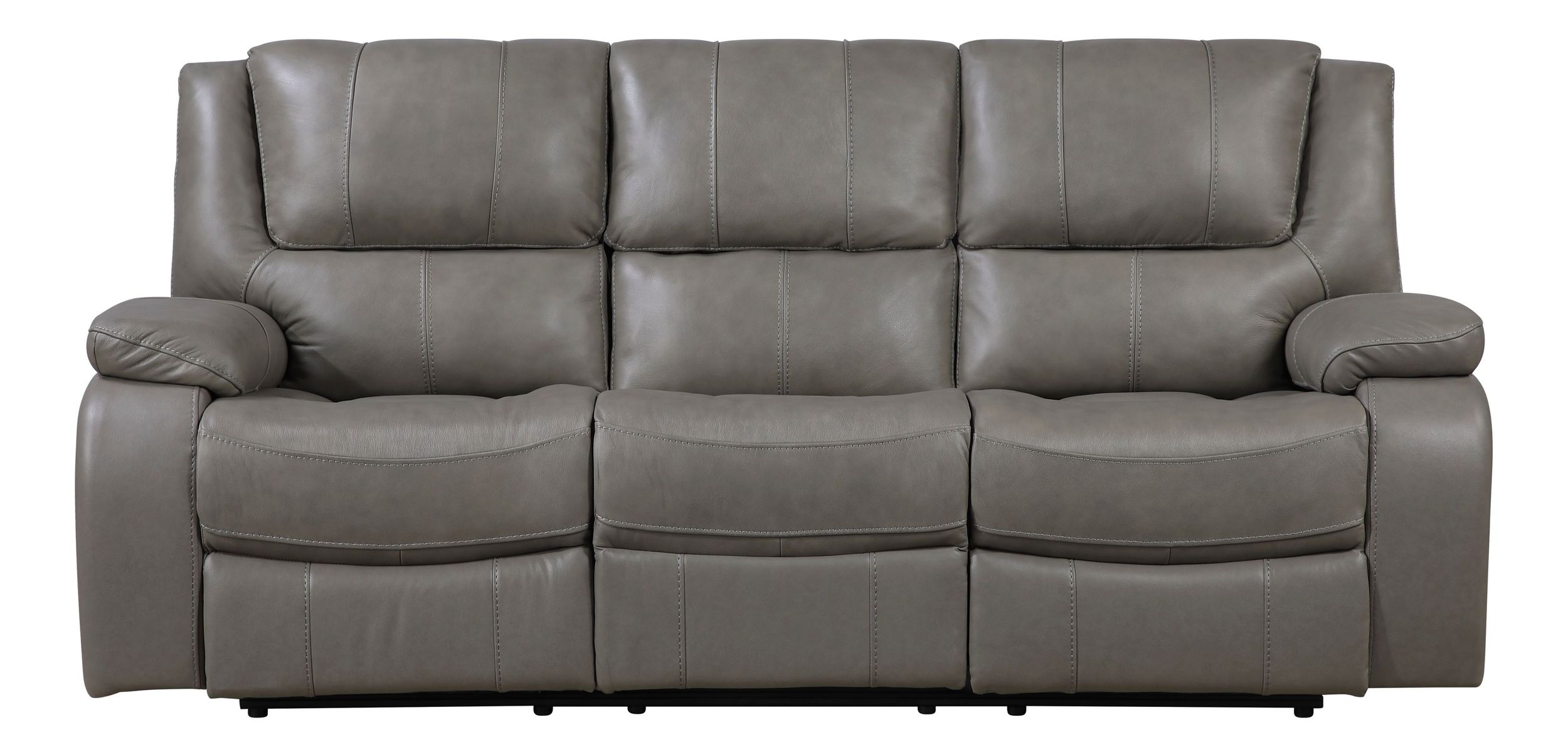 Ellicott Leather Double Reclining Living Room Set