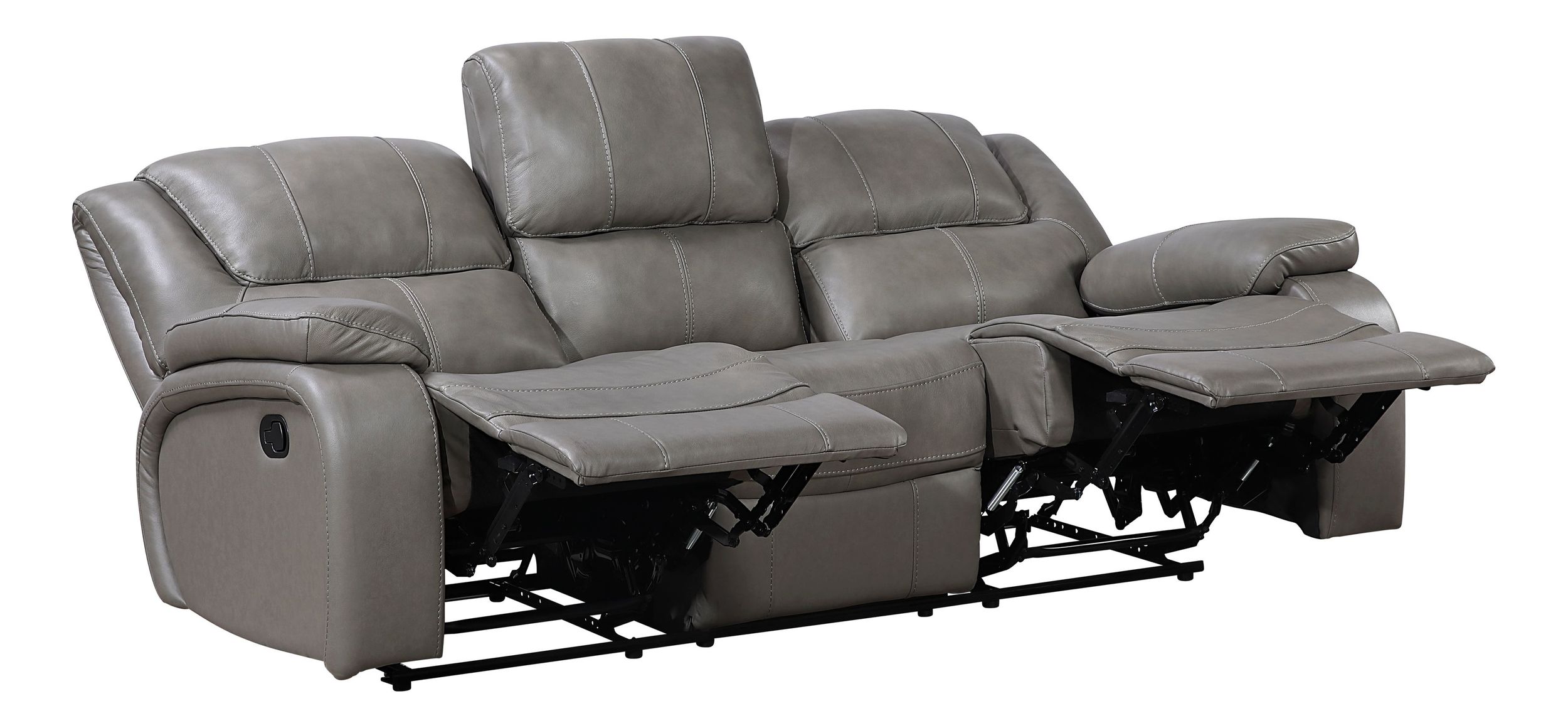 Ellicott Leather Double Reclining Living Room Set