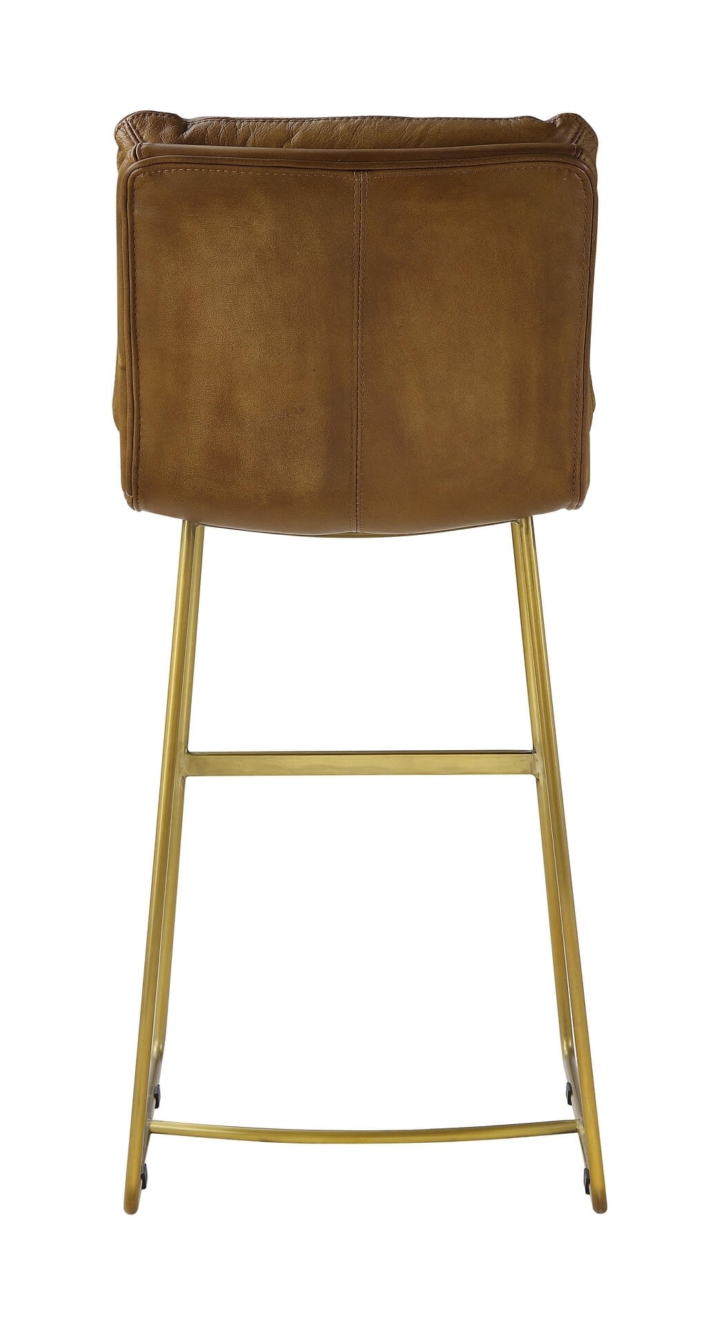 Alsey Top Grain Leather Bar Chair