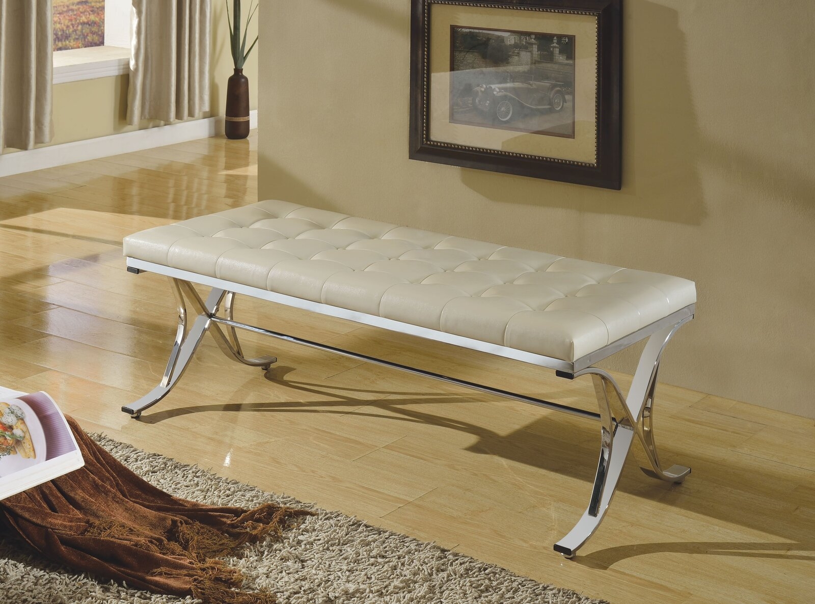 Royce Leatherette Bench