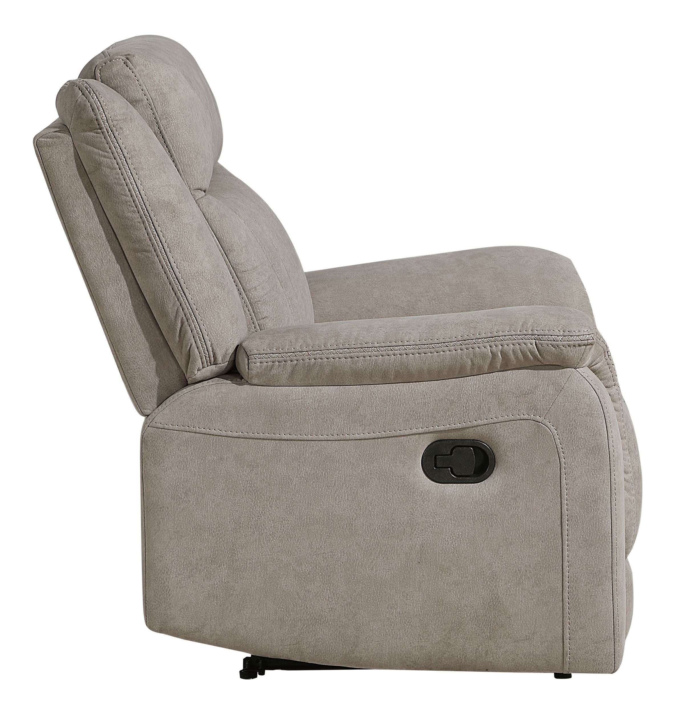 Dean Microfiber Double Reclining Living Room Set