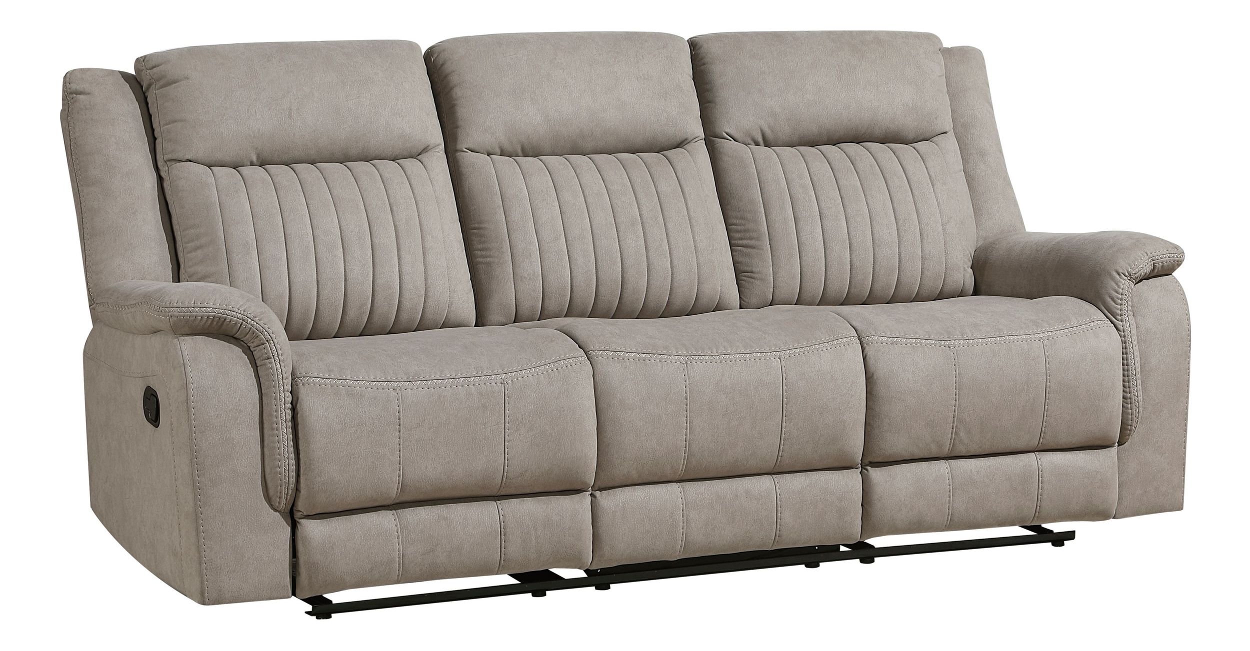 Dean Microfiber Double Reclining Living Room Set