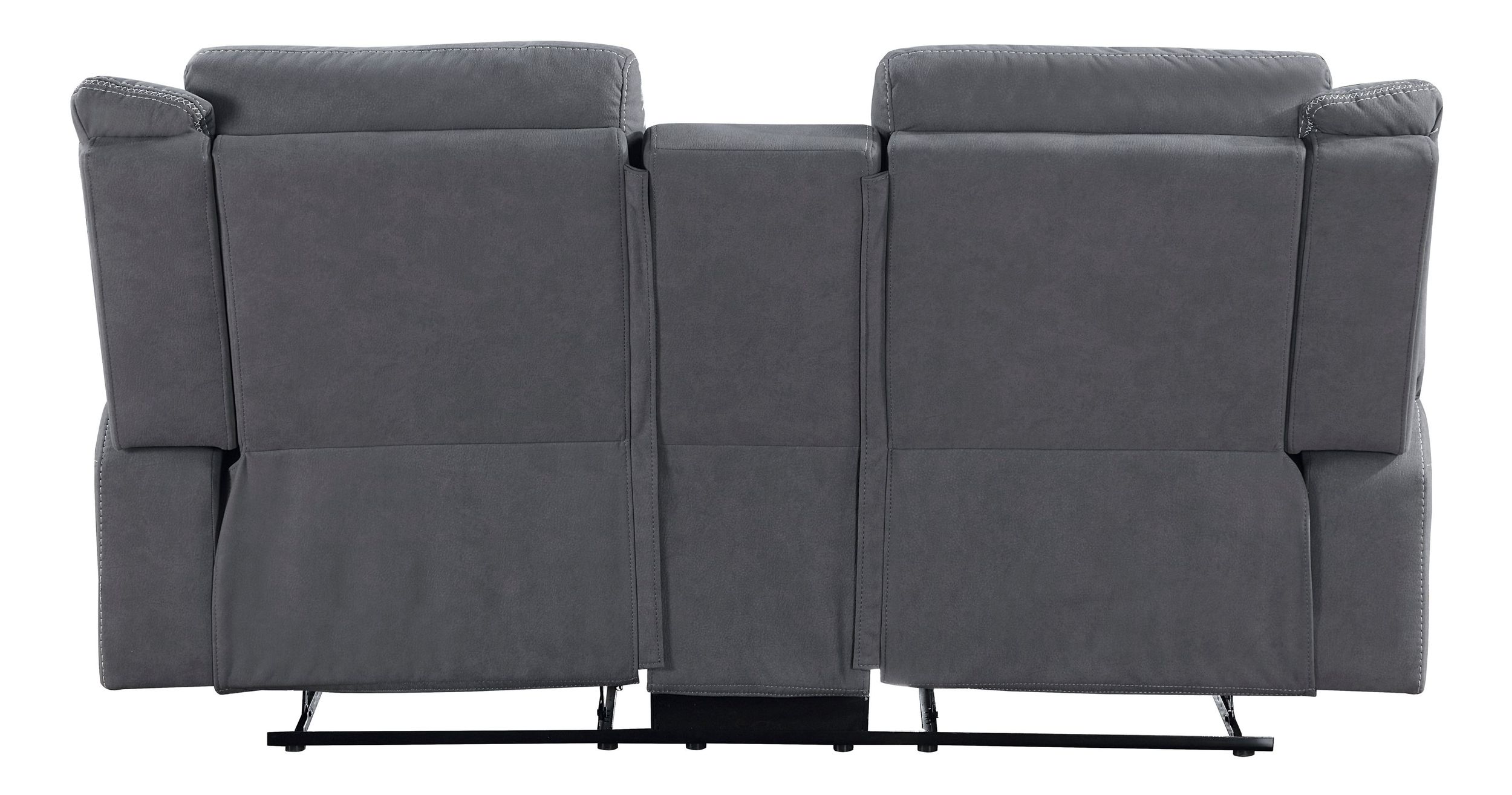 Dean Microfiber Double Reclining Loveseat with Center Console