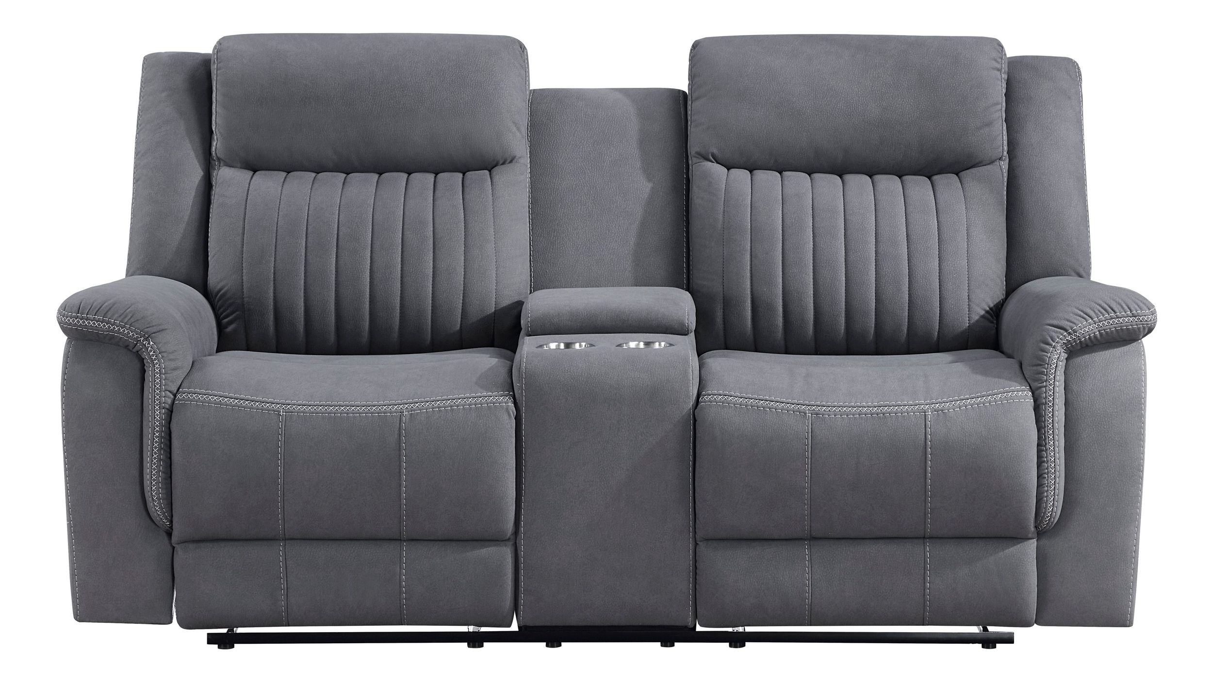Dean Microfiber Double Reclining Living Room Set