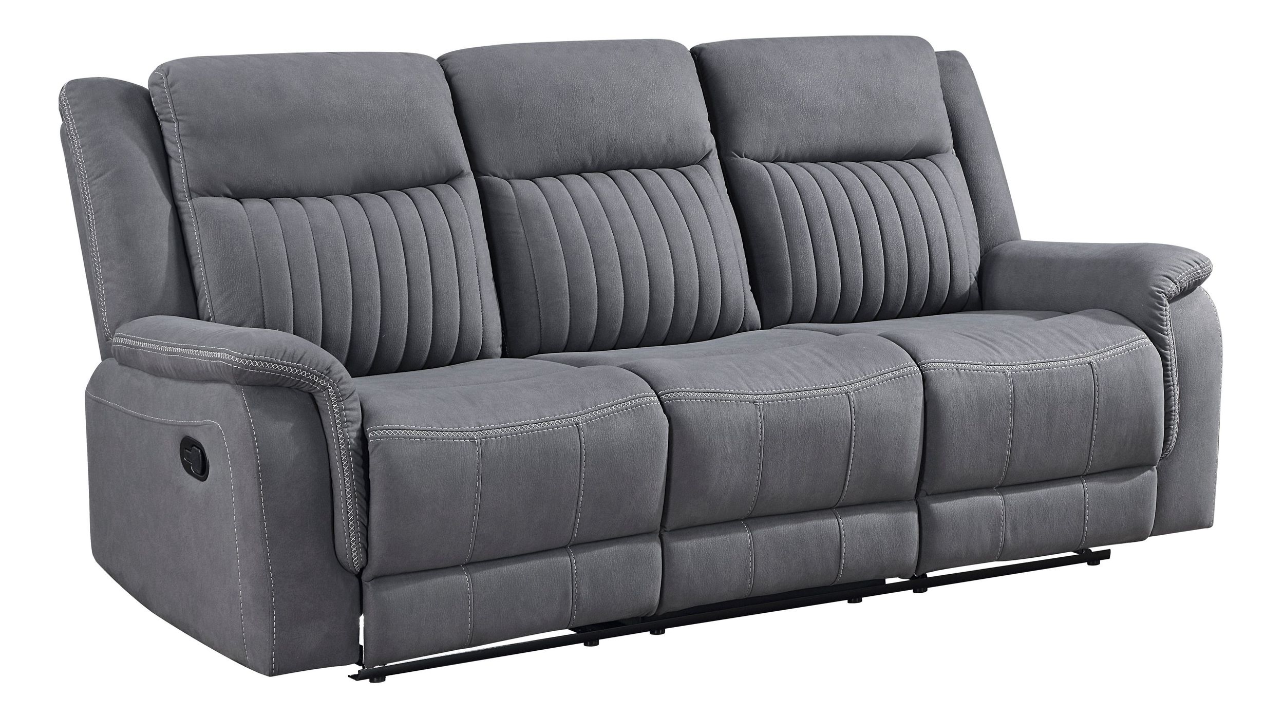 Dean Microfiber Double Reclining Living Room Set