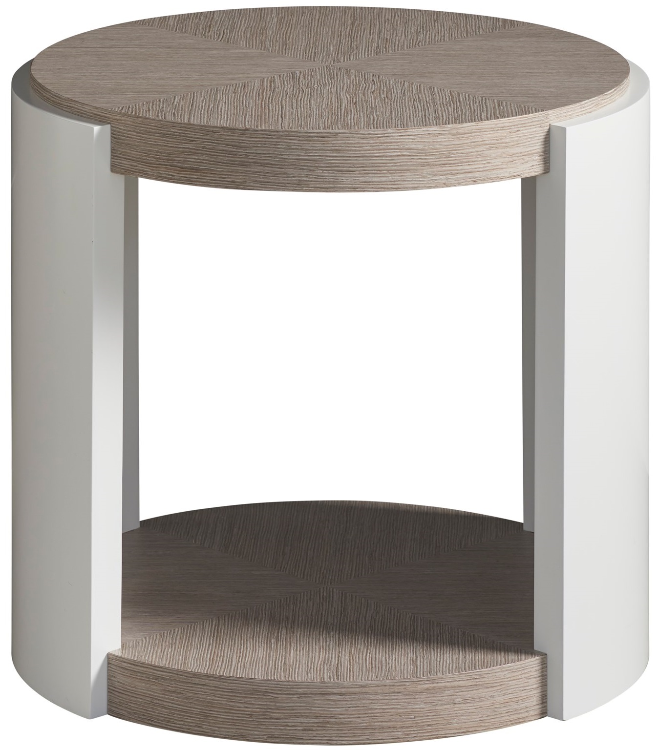 Round Pumice End Table