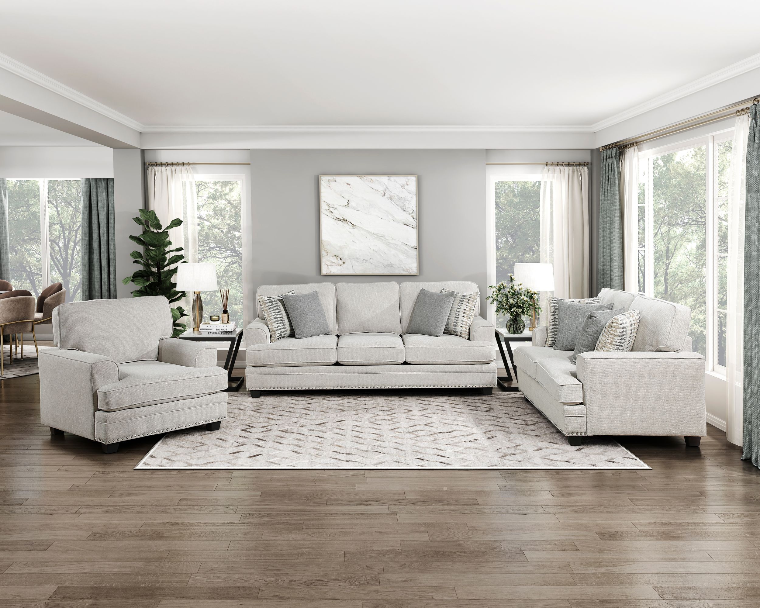 Bradford Chenille Living Room Set