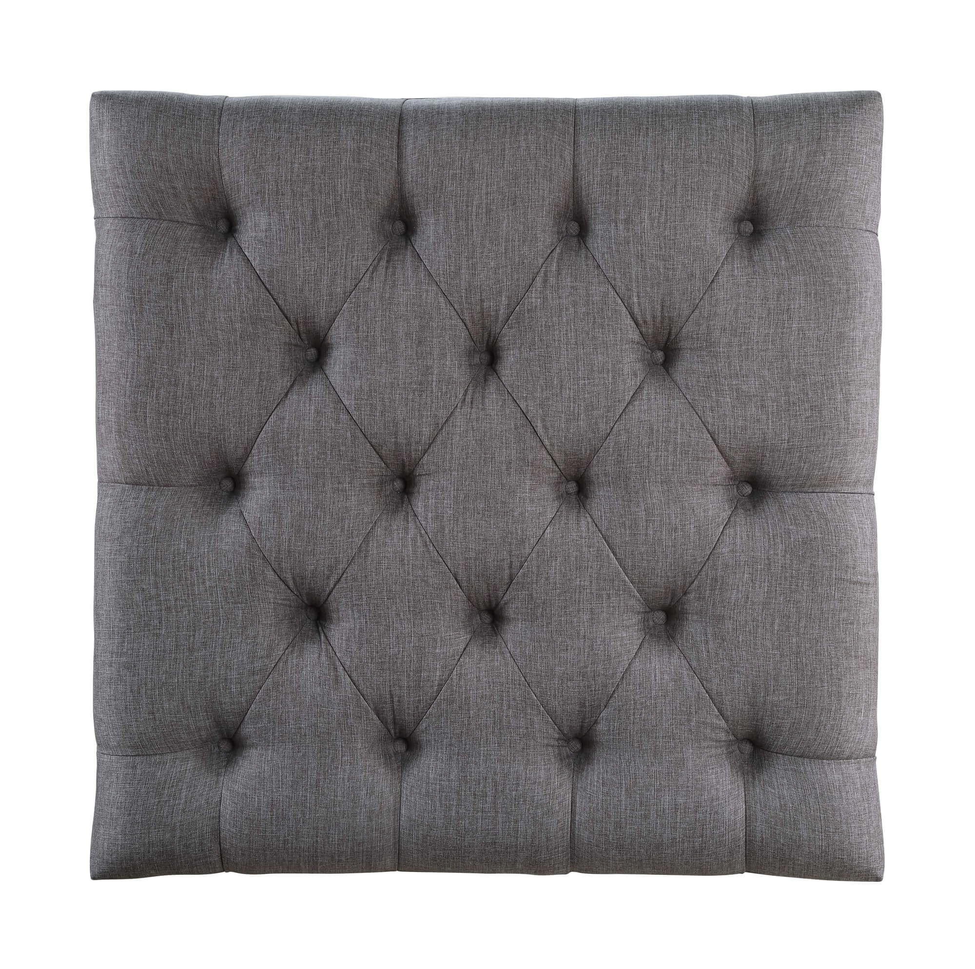 Aizen Fabric/Wood Ottoman
