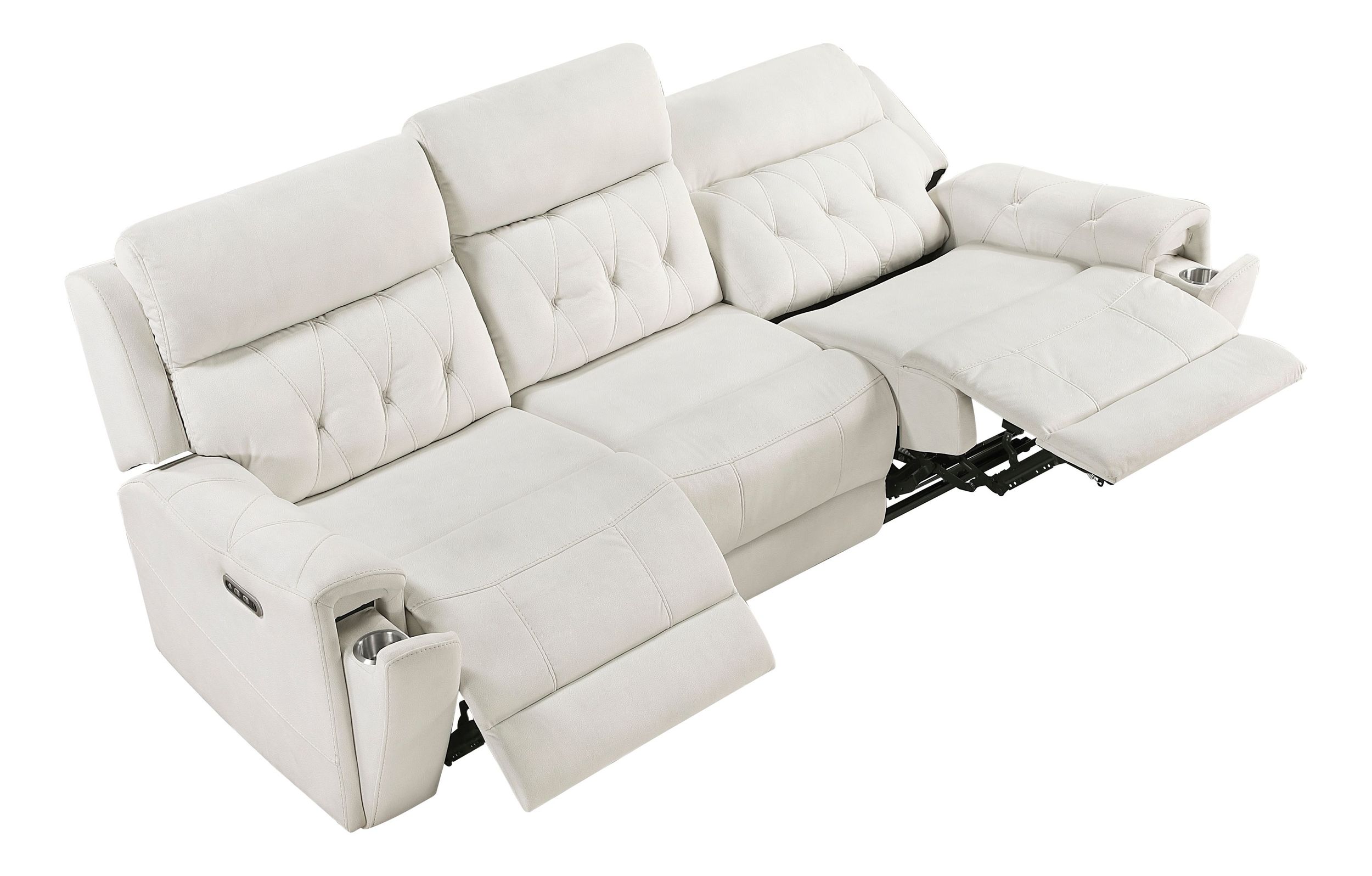 Celeste Microfiber Power Double Reclining Sofa