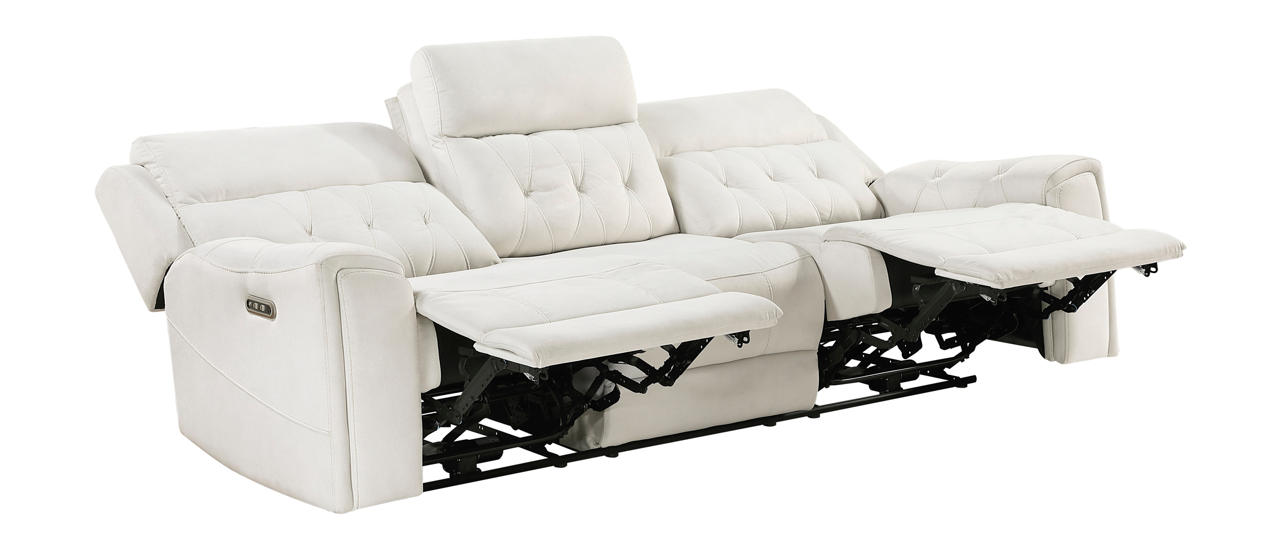 Celeste Microfiber Power Double Reclining Sofa