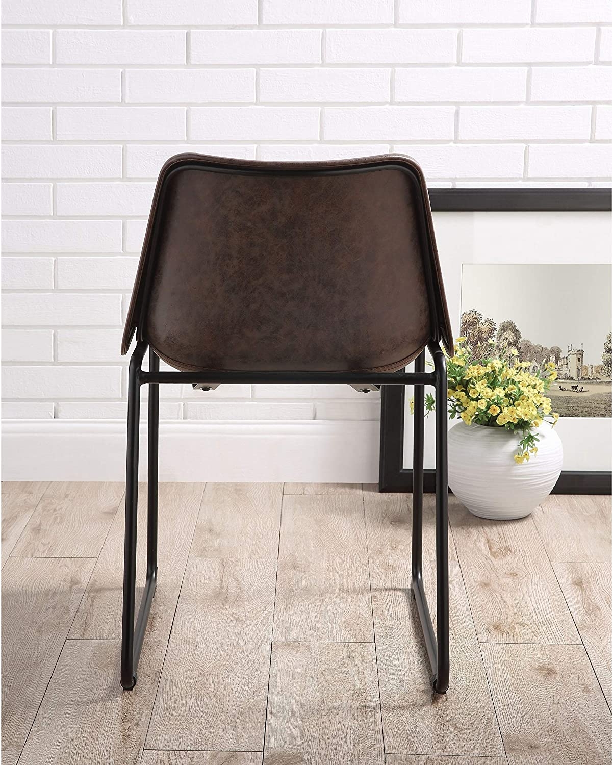 Valgus Leatherette Side Chair