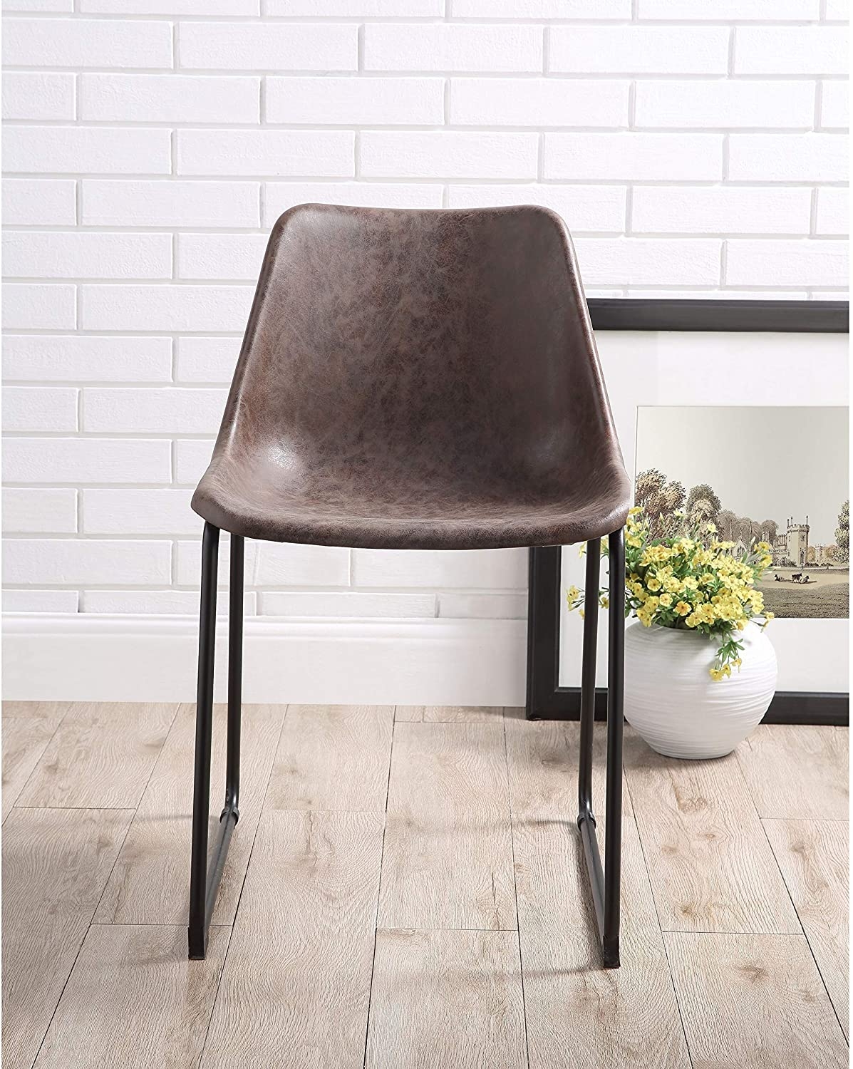 Valgus Leatherette Side Chair