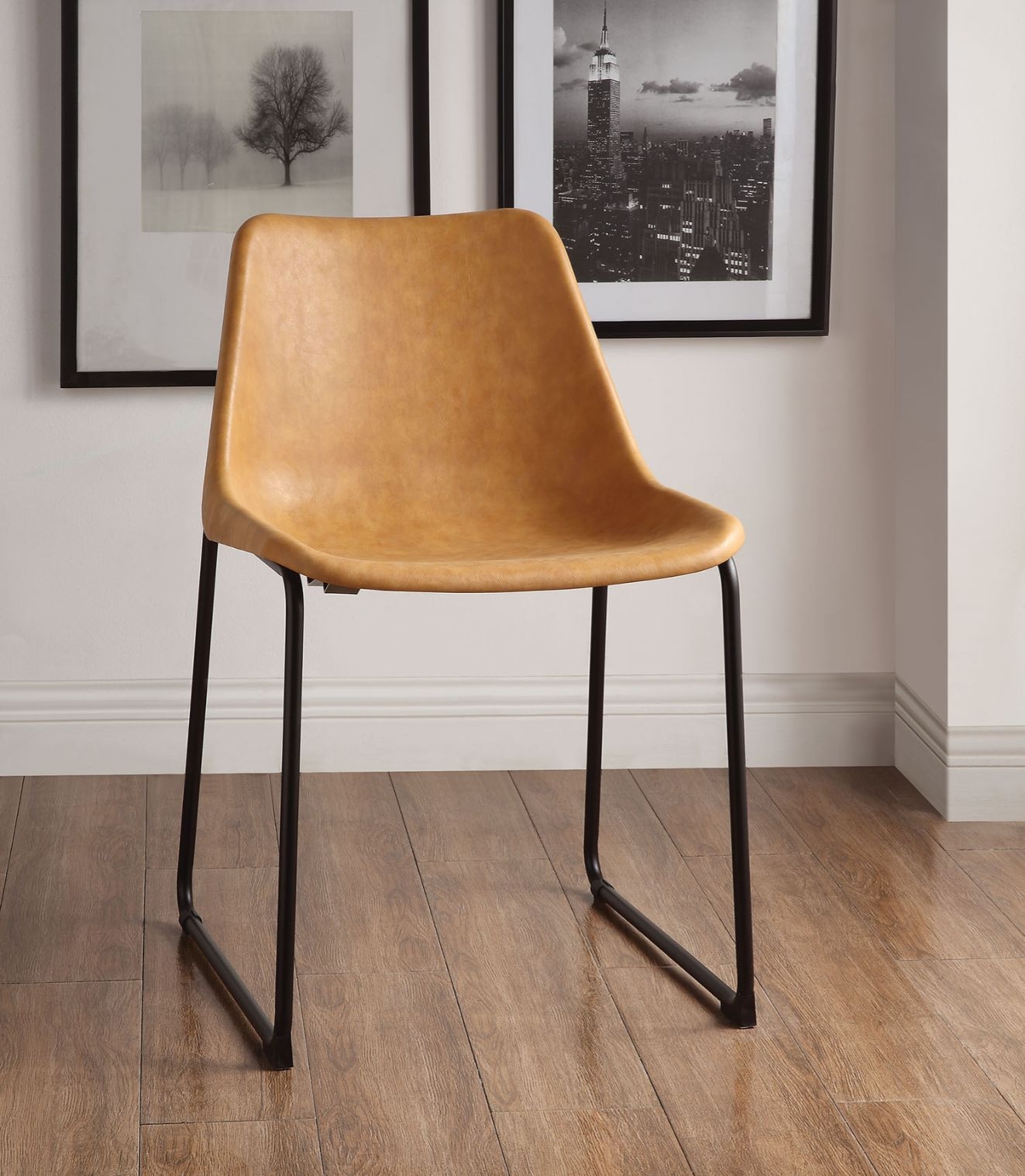 Valgus Leatherette Side Chair