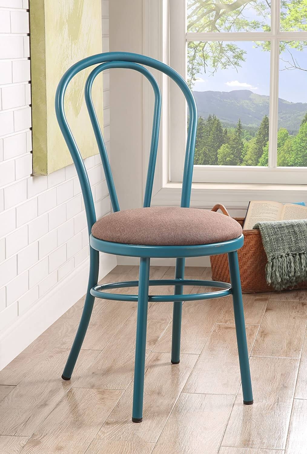 Jakia II Fabric/Metal Side Chair