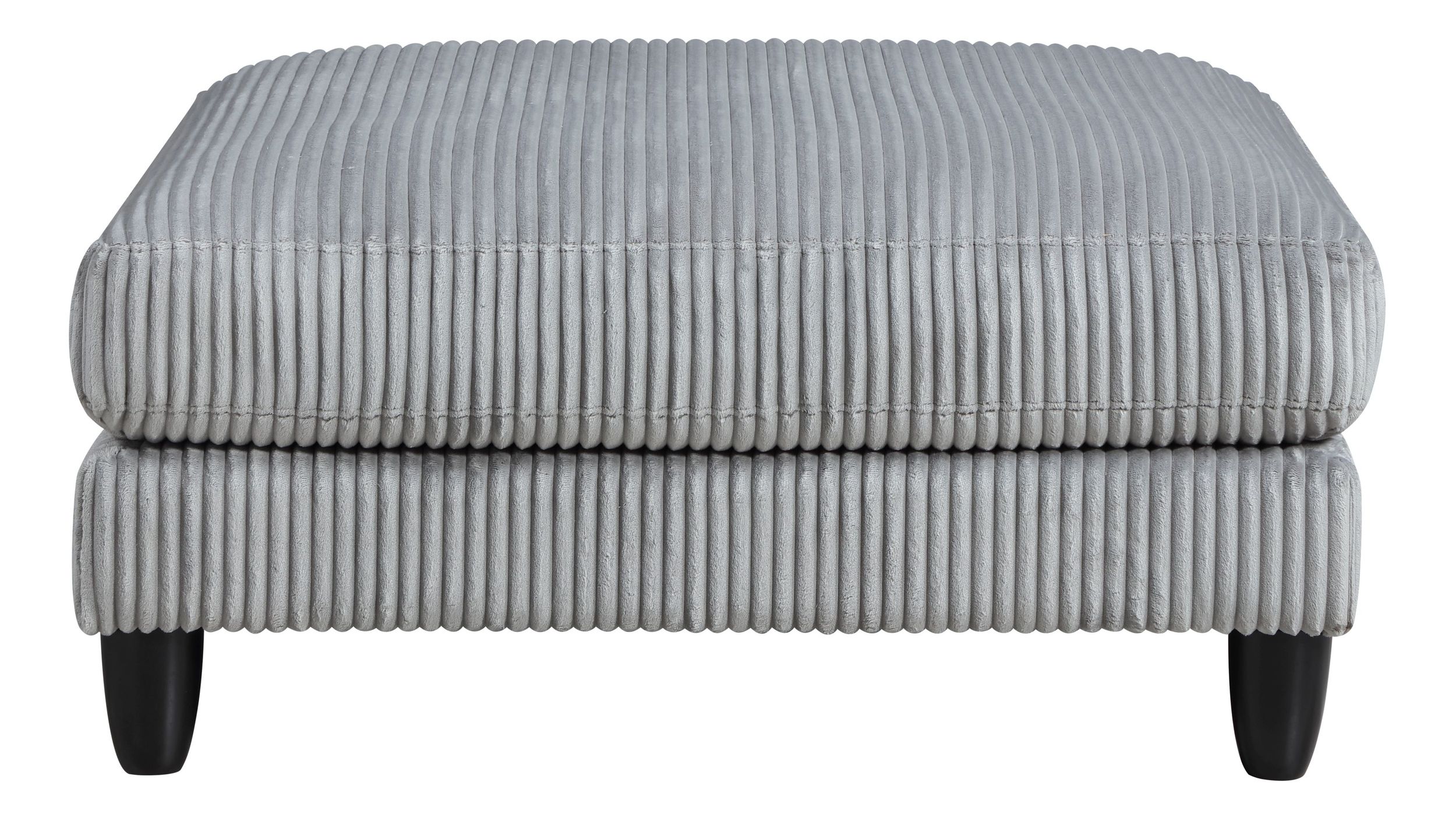 Robstown U-Shaped Corduroy 6‑Piece Modular Sectional with Ottomans