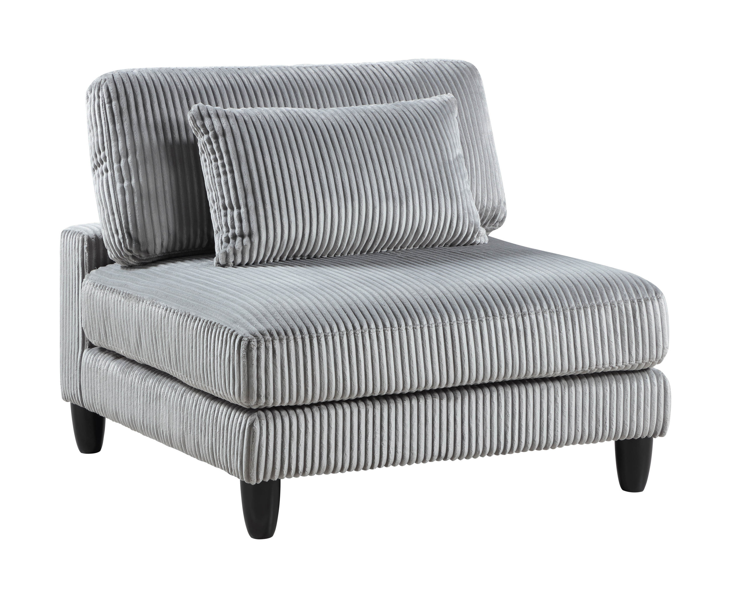 Robstown U-Shaped Corduroy 6‑Piece Modular Sectional with Ottomans