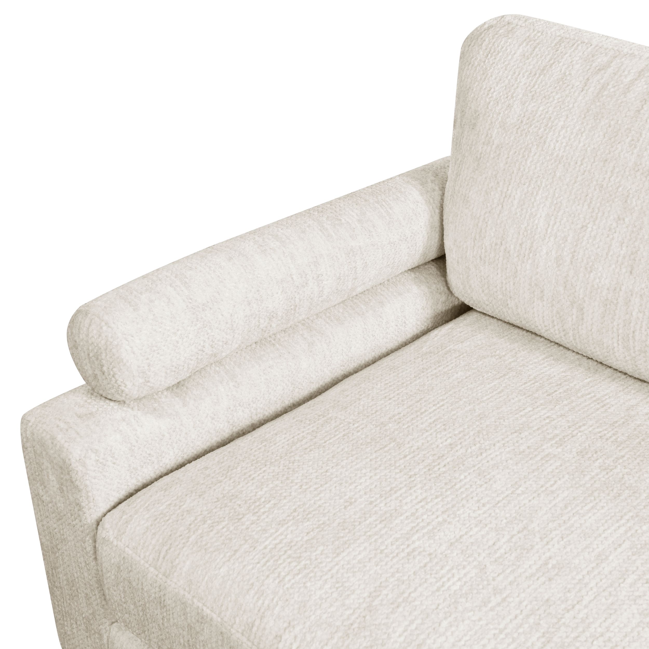 Robstown U-Shaped Microfiber 6‑Piece Modular Sectional with Ottomans